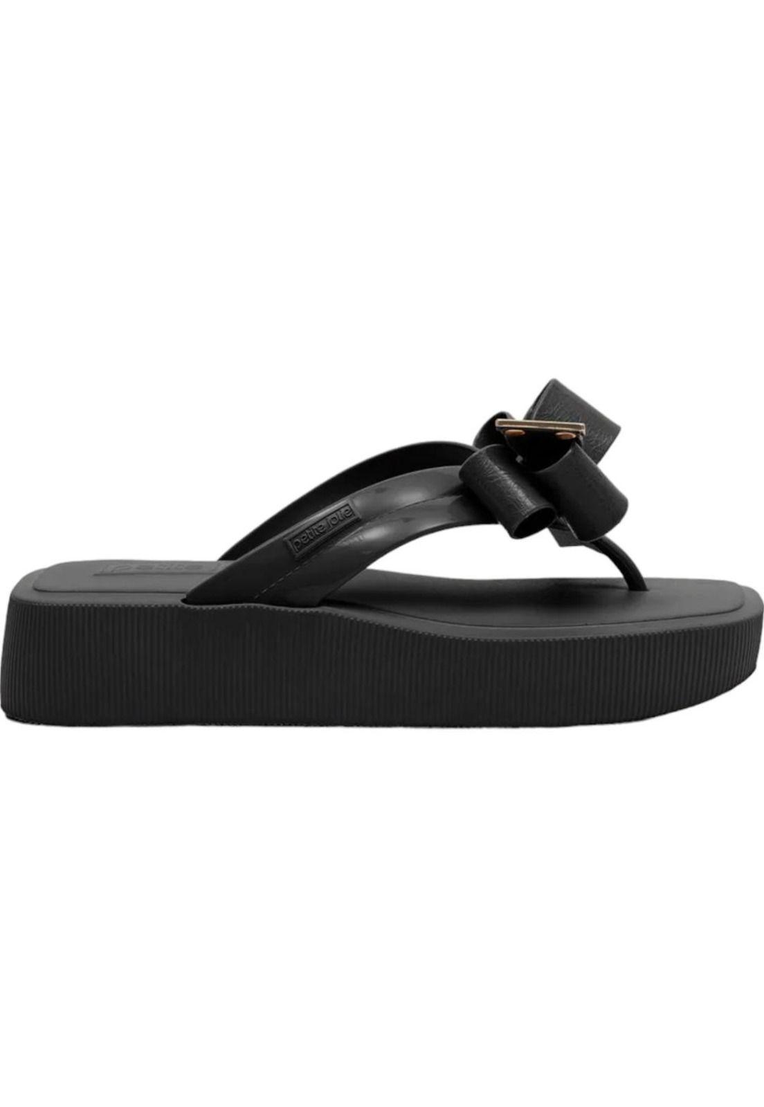 Sandalia Mujer Negro PJ7352 Petite Jolie-0