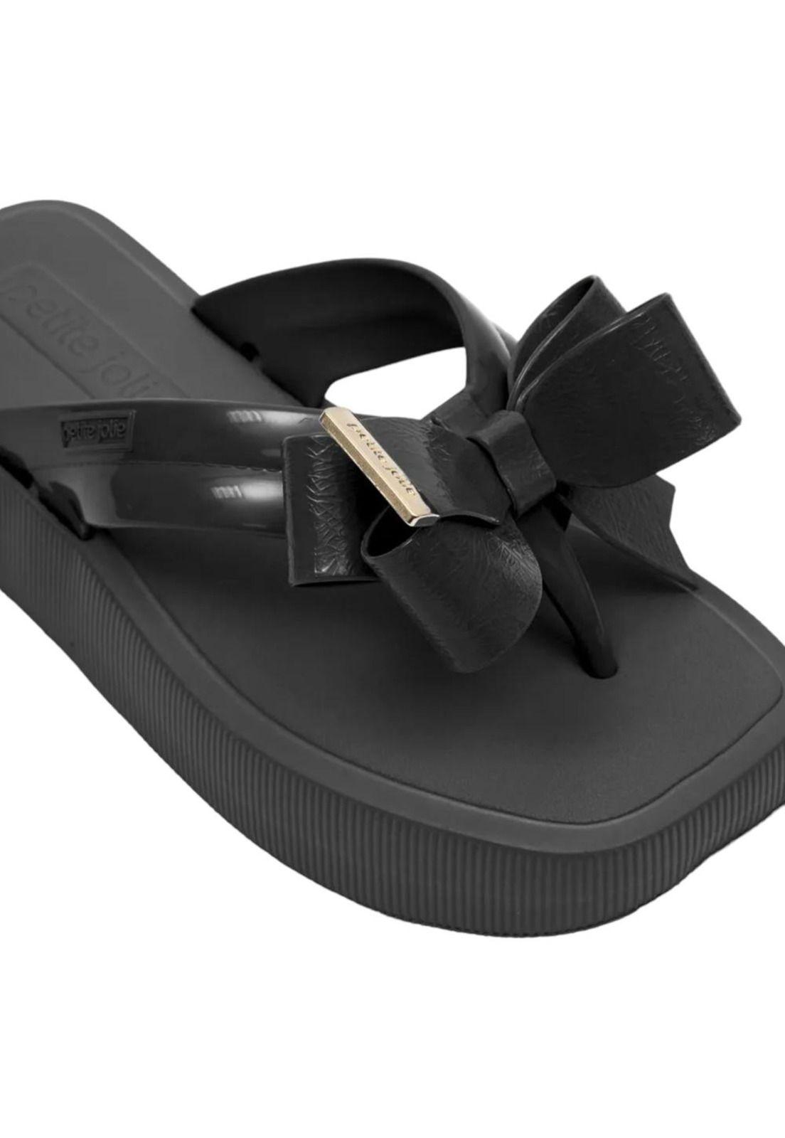 Sandalia Mujer Negro PJ7352 Petite Jolie-1