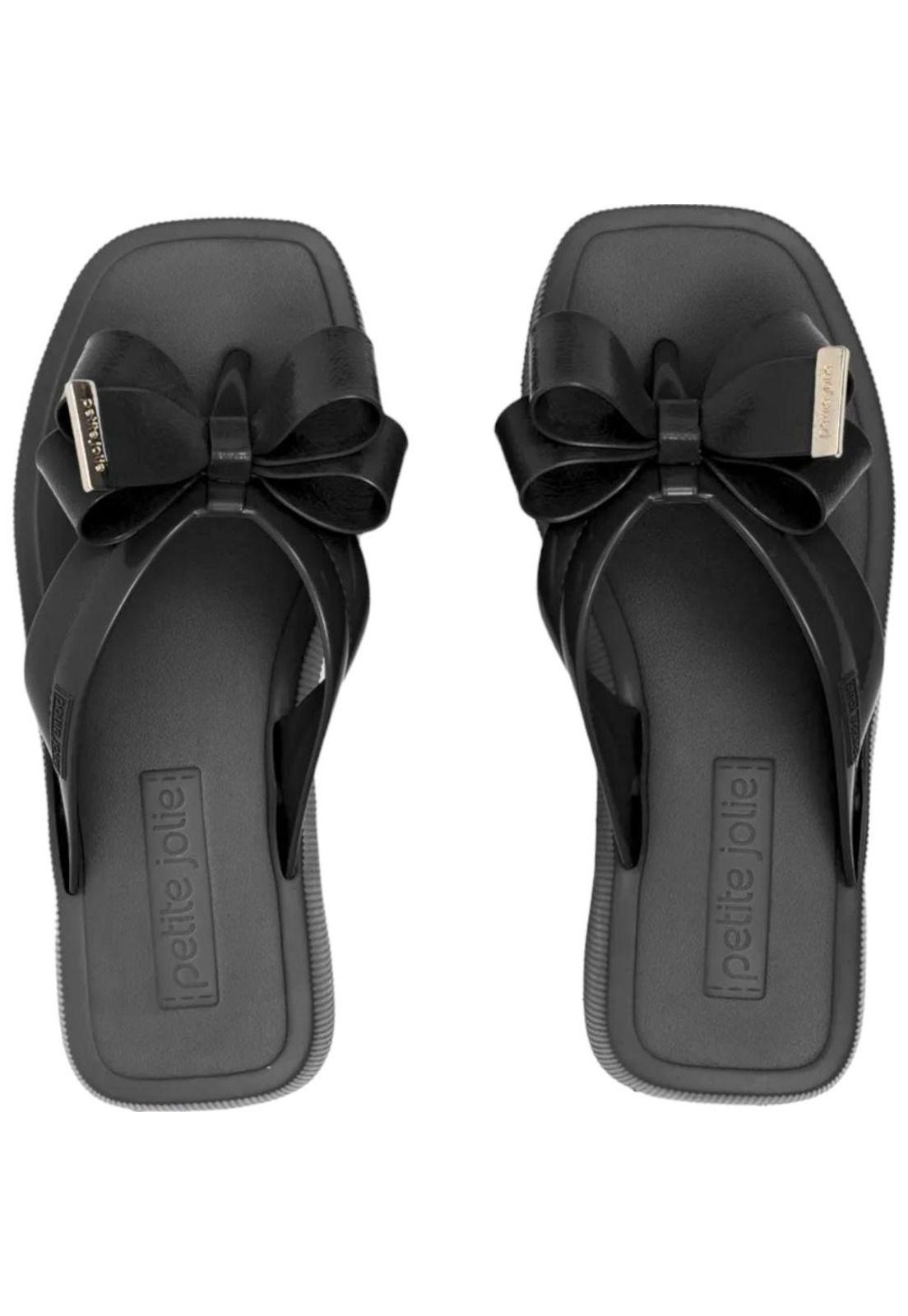 Sandalia Mujer Negro PJ7352 Petite Jolie-3