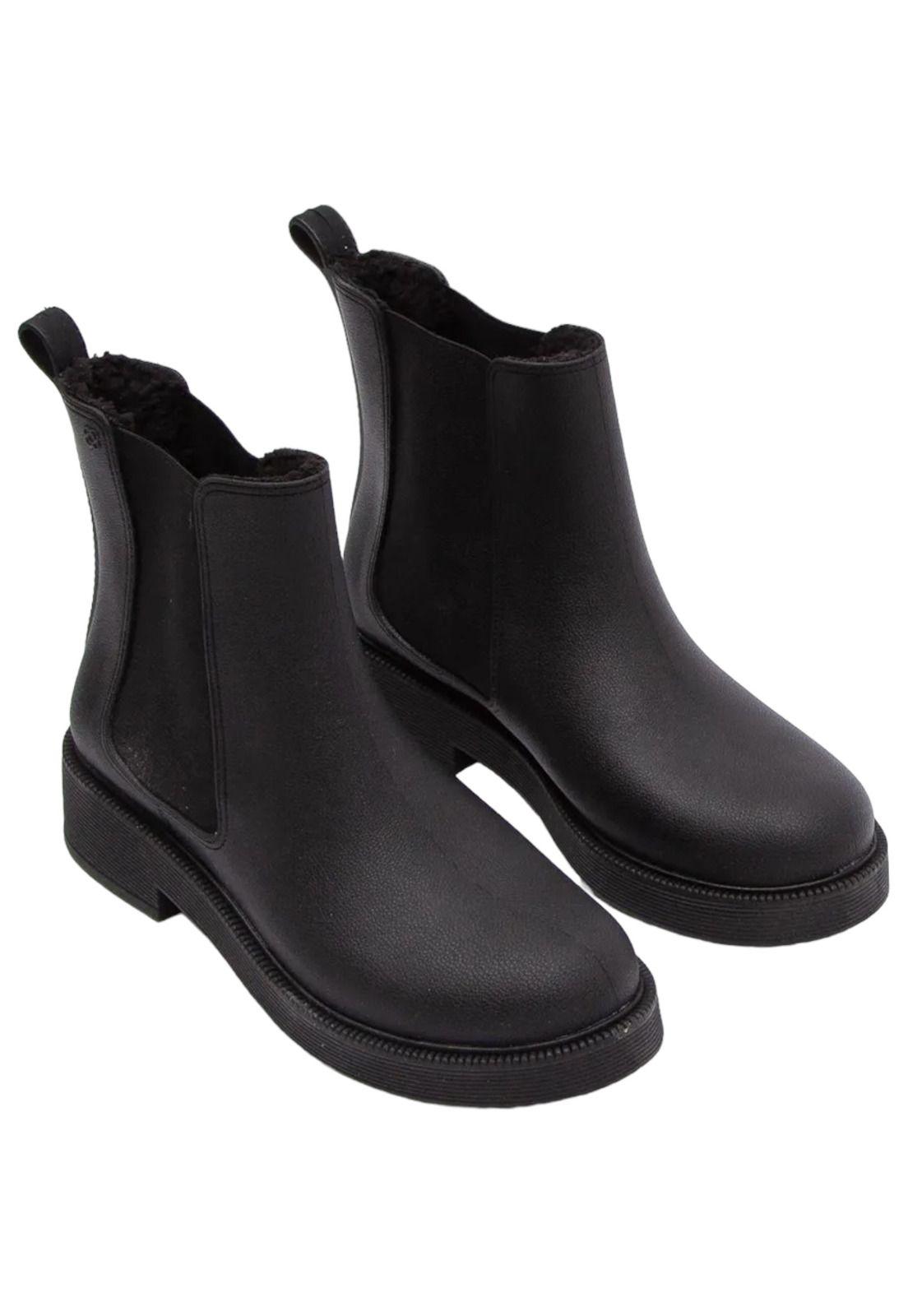 Botin Mujer Negro Boston Petite Jolie-2
