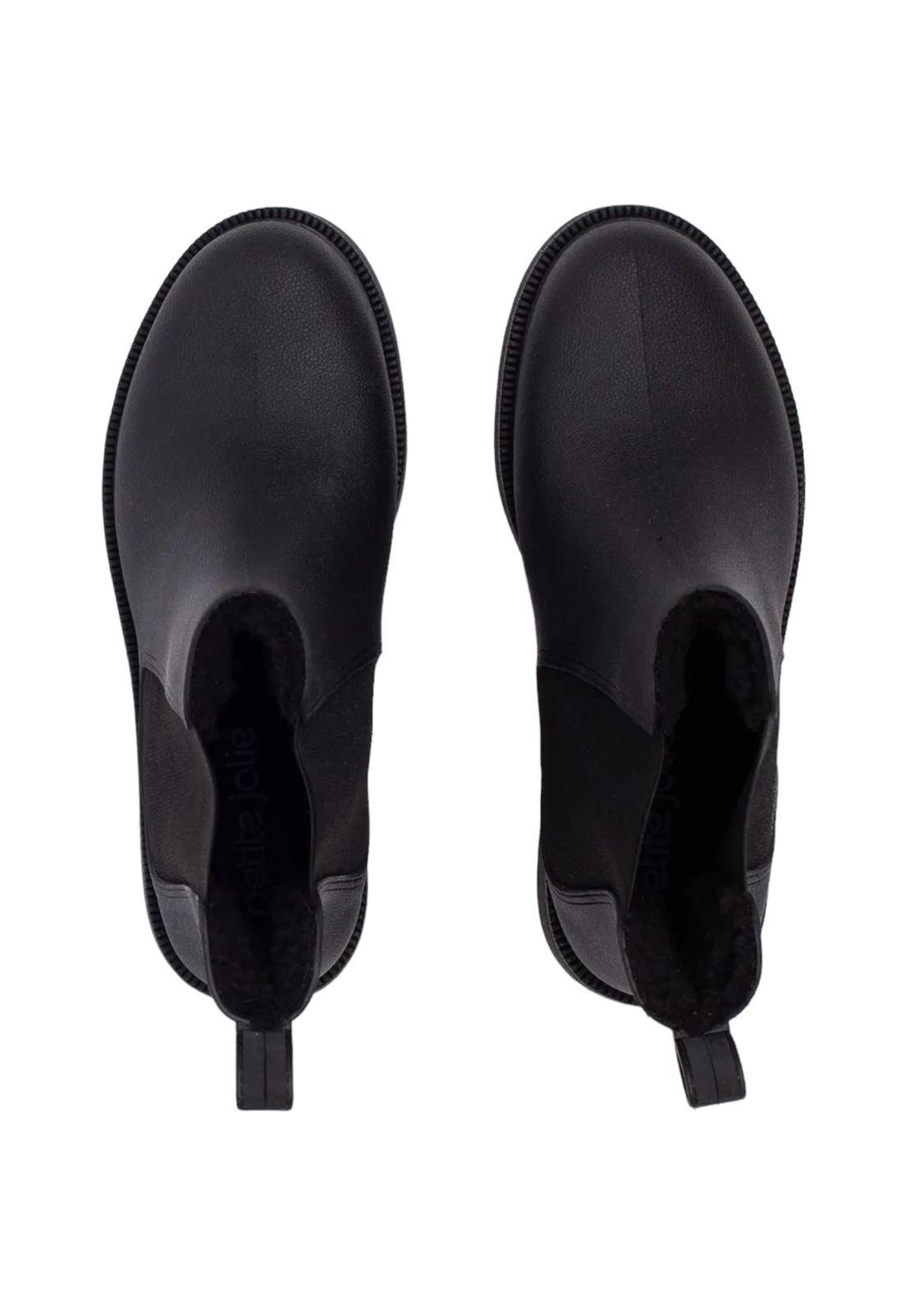 Botin Mujer Negro Boston Petite Jolie-3