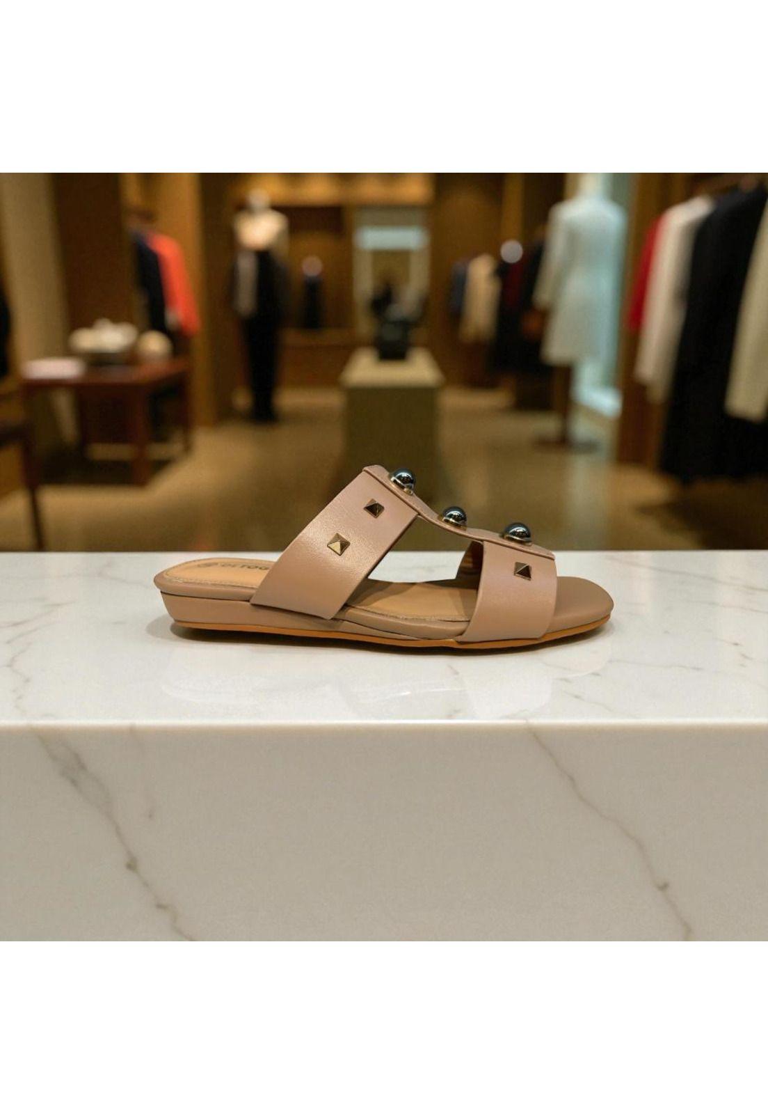 Sandalia Mujer Beige  Amelia Detogni-0