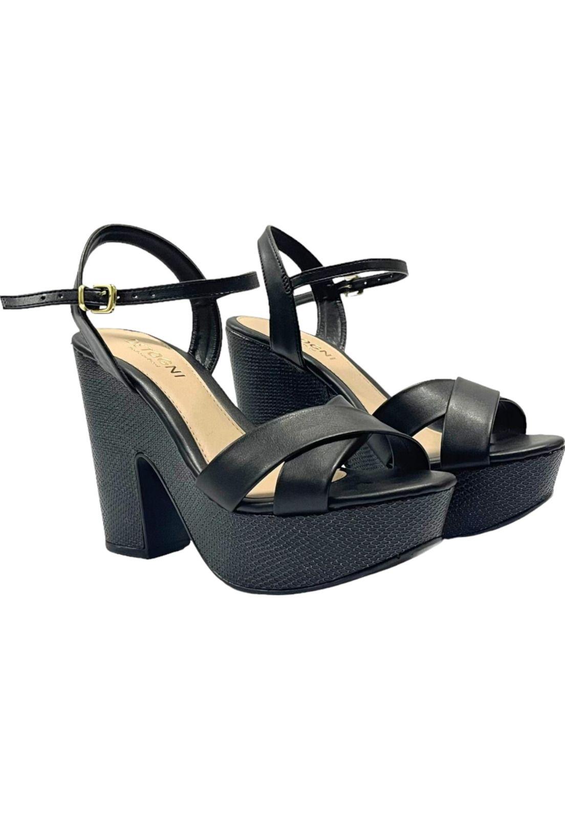 Sandalia Mujer Negro Giovana Detogni-2