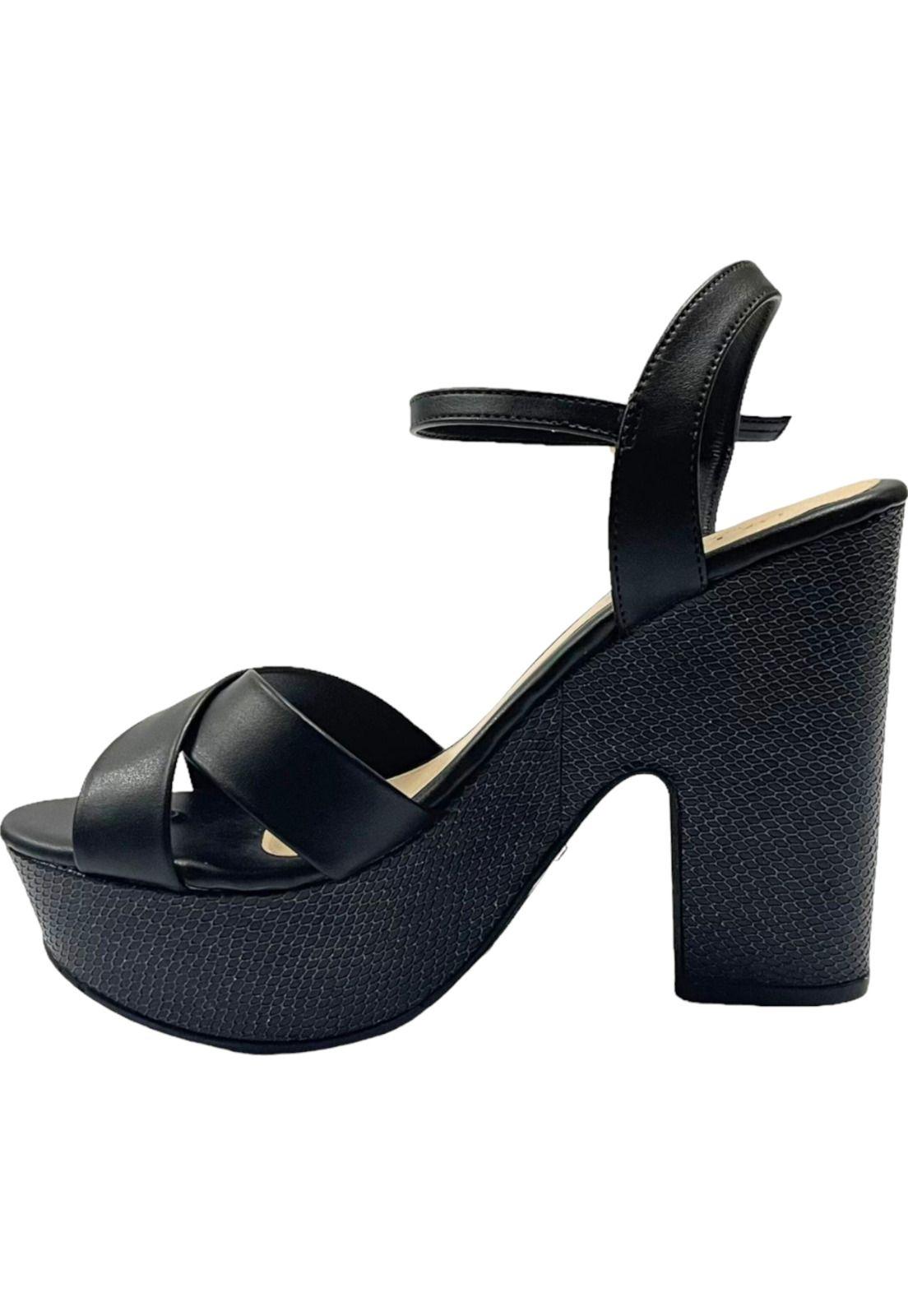 Sandalia Mujer Negro Giovana Detogni-3