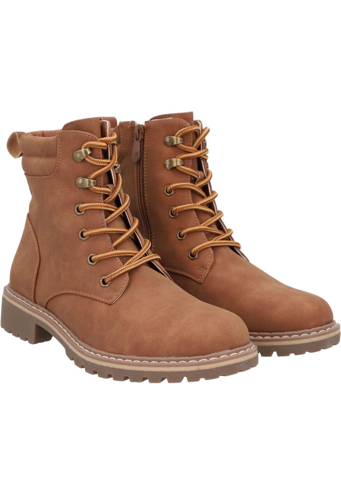 Botin Mujer Camel Tattian Detogni-3