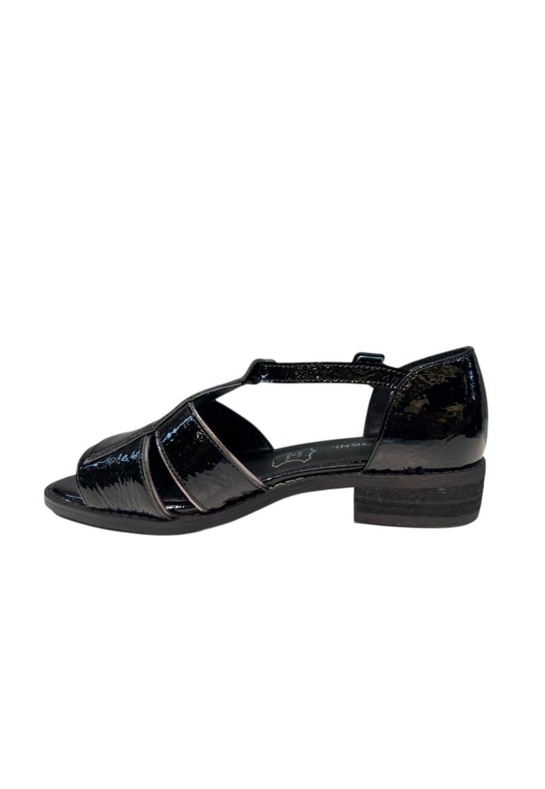 Sandalia Mujer Negro  Alexa Detogni-2