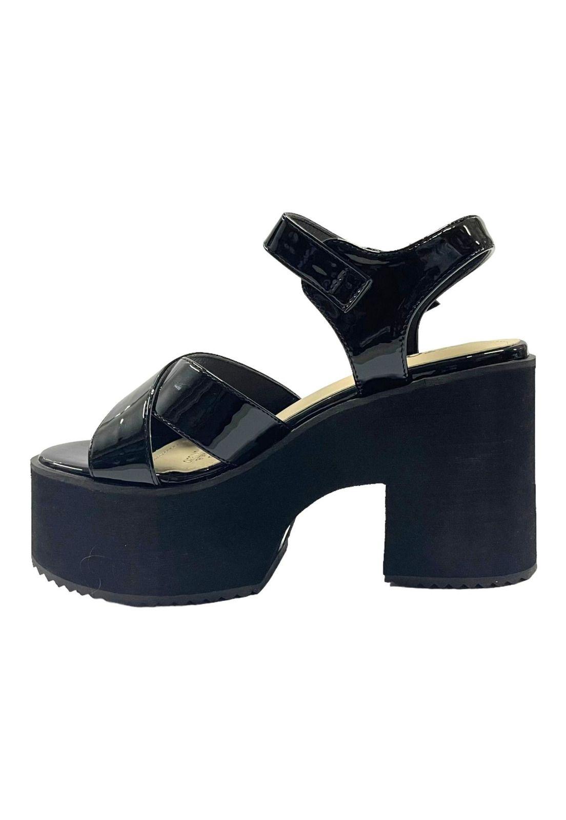 Sandalia Mujer Negro Marcelina Detogni-2