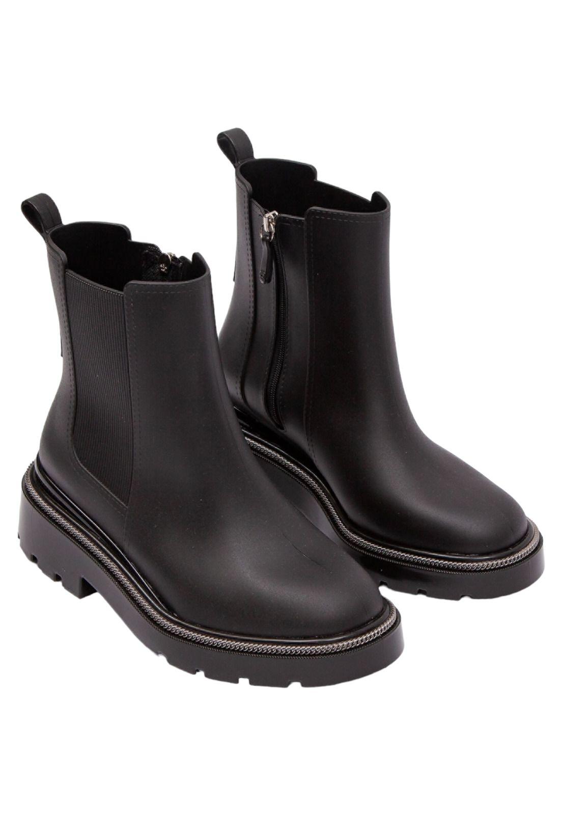 Botin Mujer Negro Chicago Petite Jolie-1
