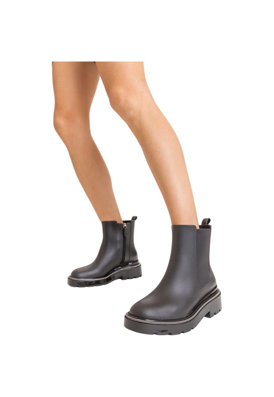 Botin Mujer Negro Chicago Petite Jolie-4