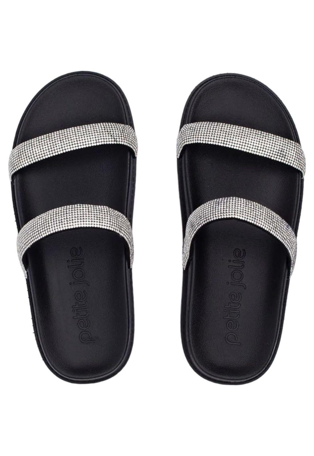 Sandalia Mujer Negro PJ7277 Petite Jolie-3