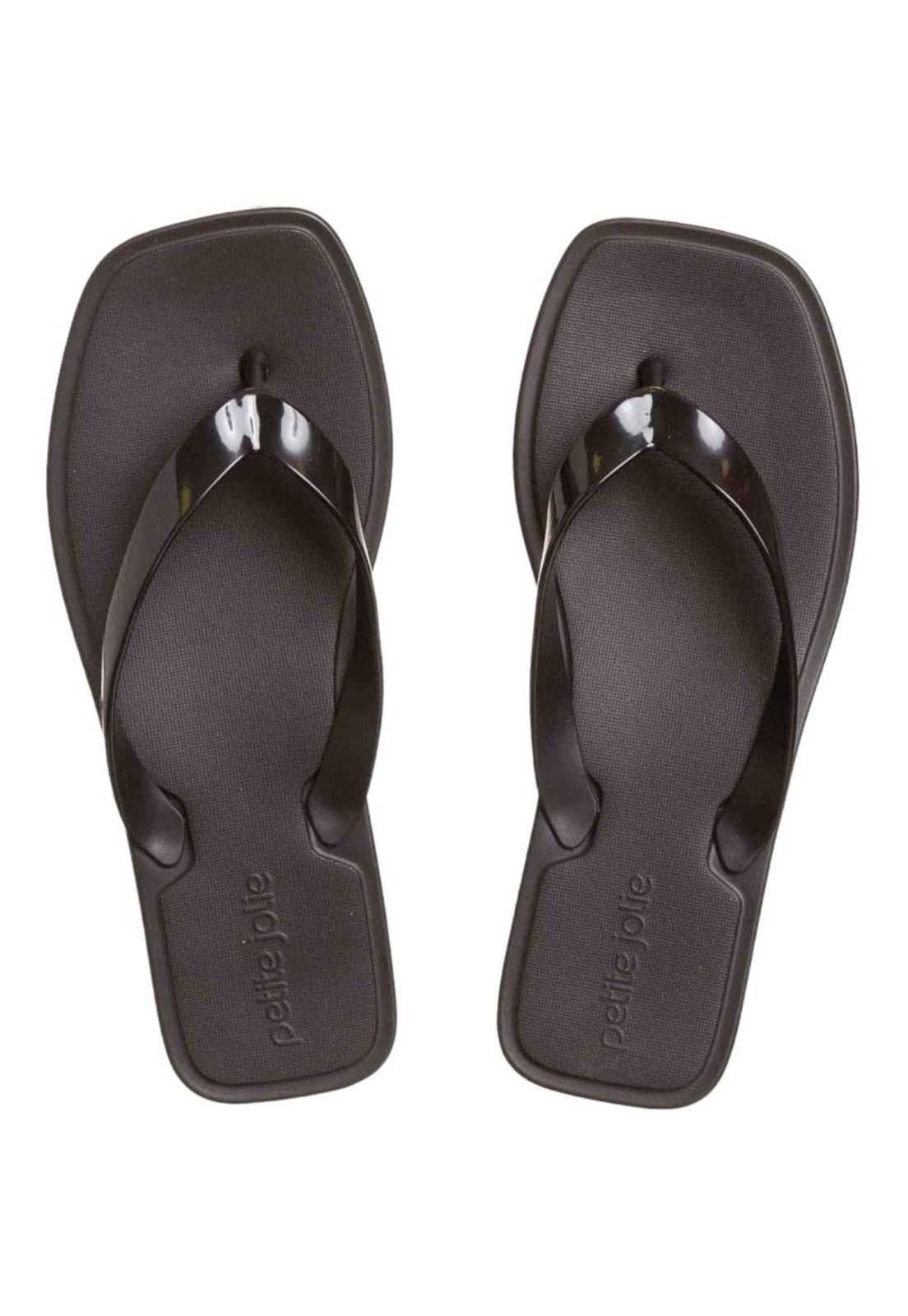Sandalia Mujer Negro Square Petite Jolie-2