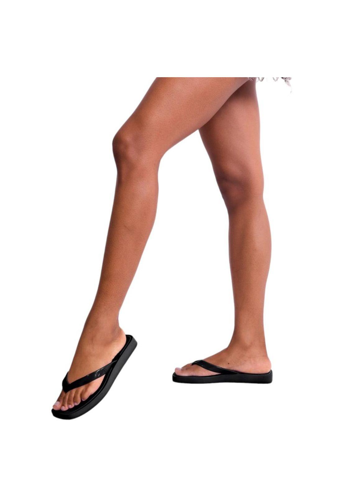 Sandalia Mujer Negro Square Petite Jolie-3