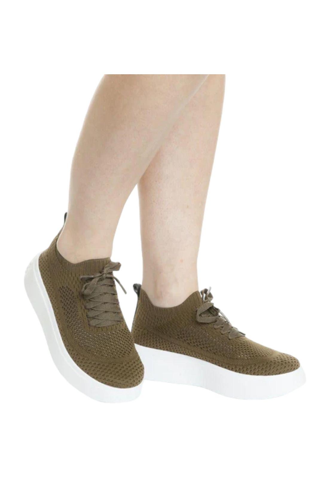 Zapatilla Mujer Verde Start Petite jolie-3