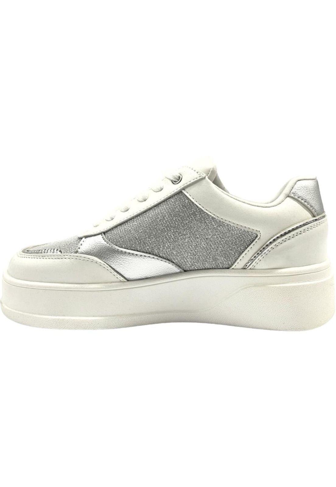 Zapatilla Mujer Plateado Metallic Detogni-2