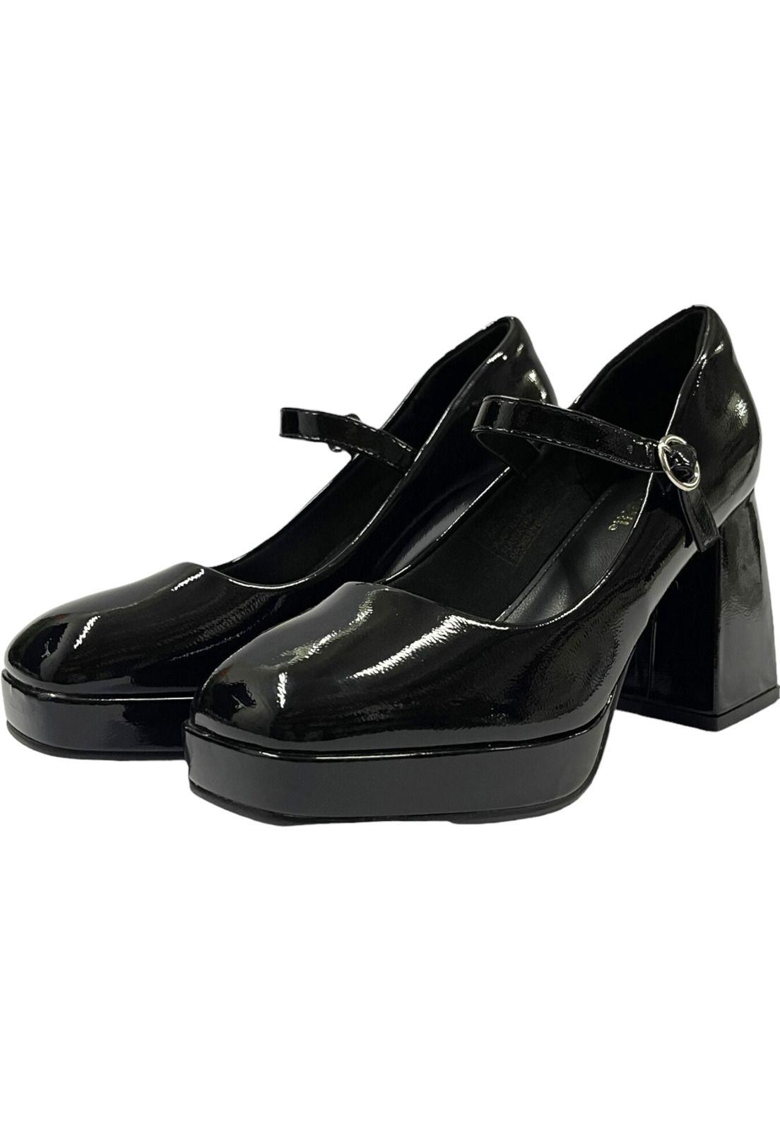 Zapato Mujer Negro Gaga Detogni-2