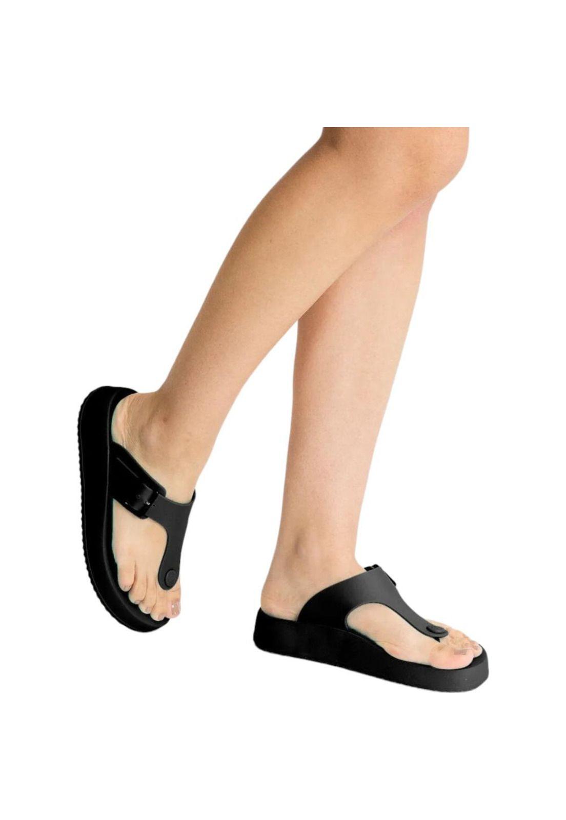Sandalia Mujer Negro PJ6486 Petite Jolie-3