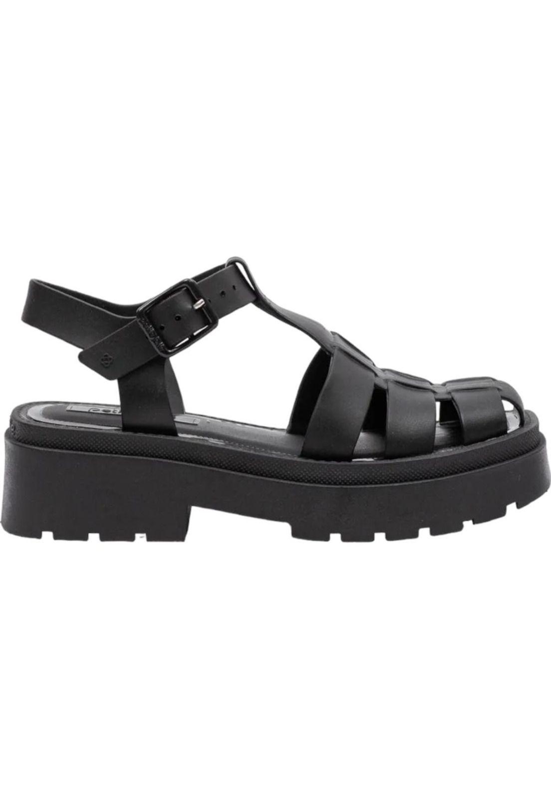 Sandalia Mujer Negro PJ6891 Petite Jolie-0