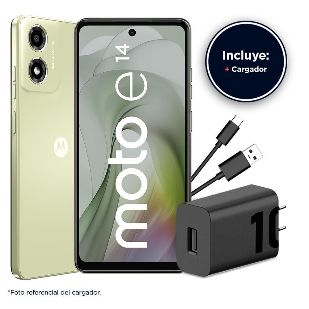 Celular Moto E14 4GB+64GB - Verde.-6