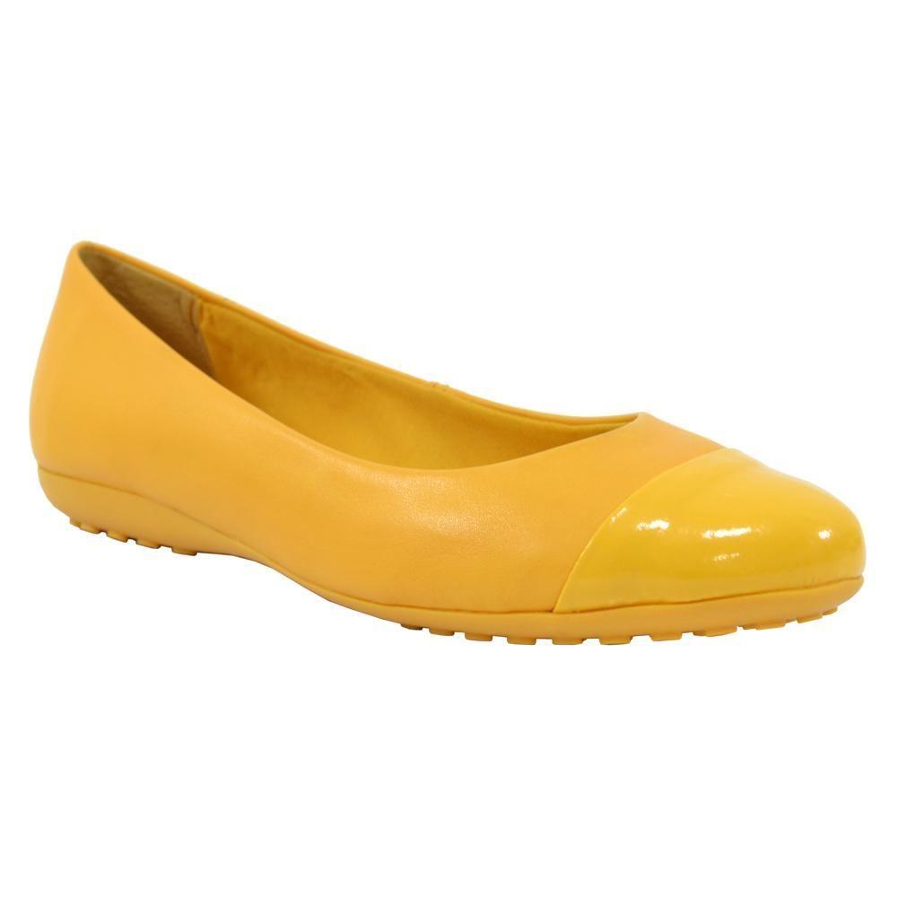 BALLERINA DE CUERO AMARILLO 308706 POPPY-0