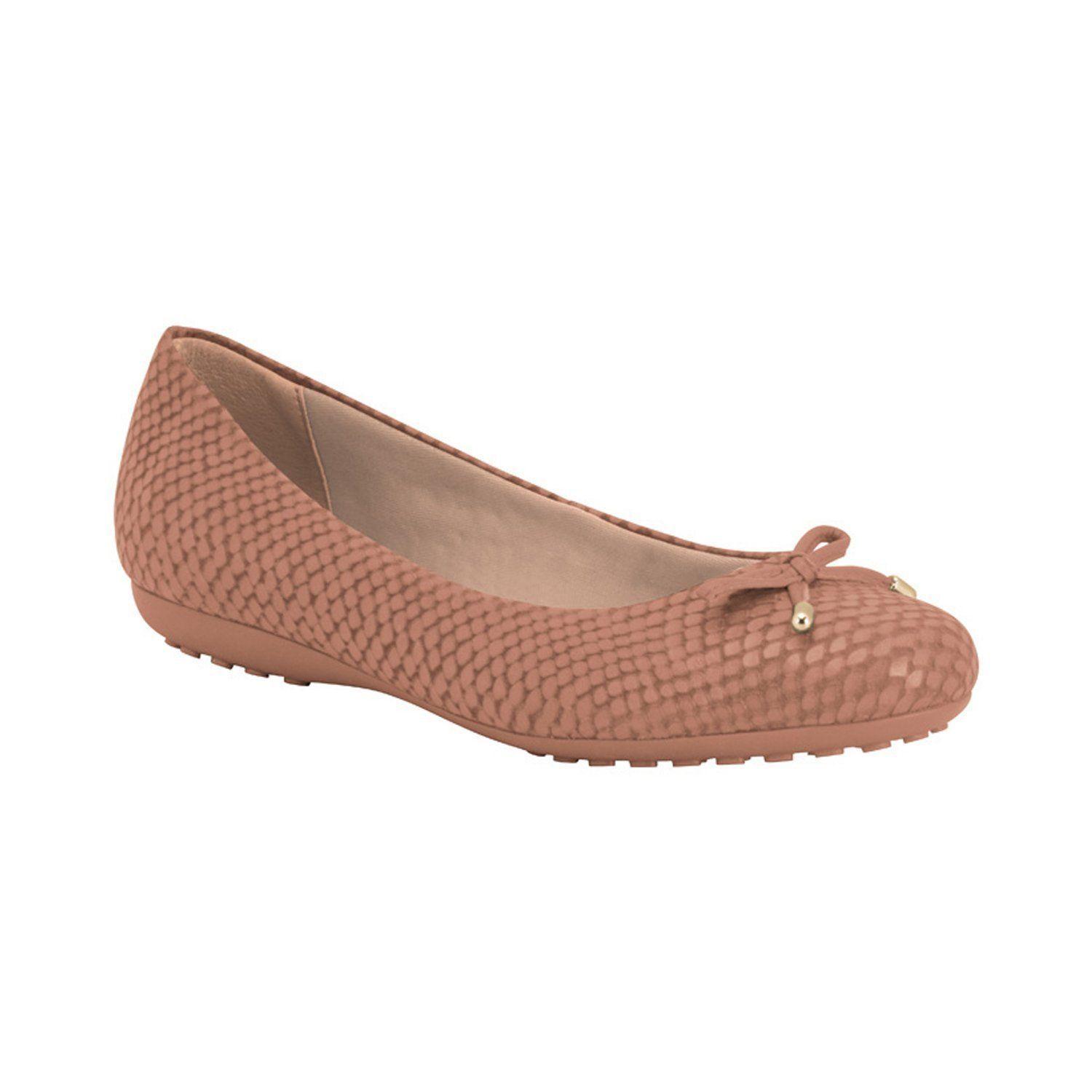 BALLERINA DE CUERO NUDE 308704 POPPY-0