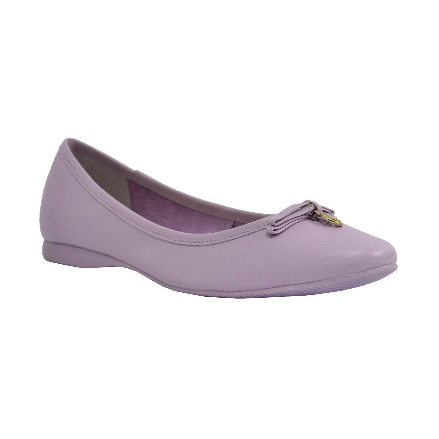 BALLERINA DE CUERO LILA 293203 DRIKA-0