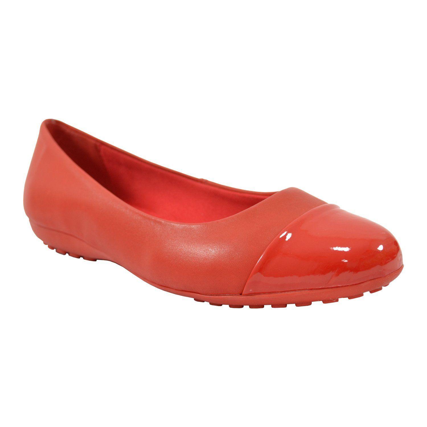 BALLERINA DE CUERO ROJO 308706 POPPY-0