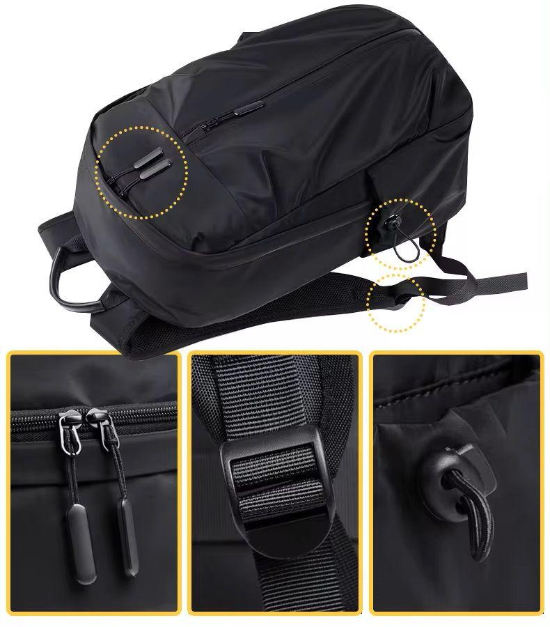 Mochila para Viajes y Oficina con Diseño Impermeable y Puerto USB-3