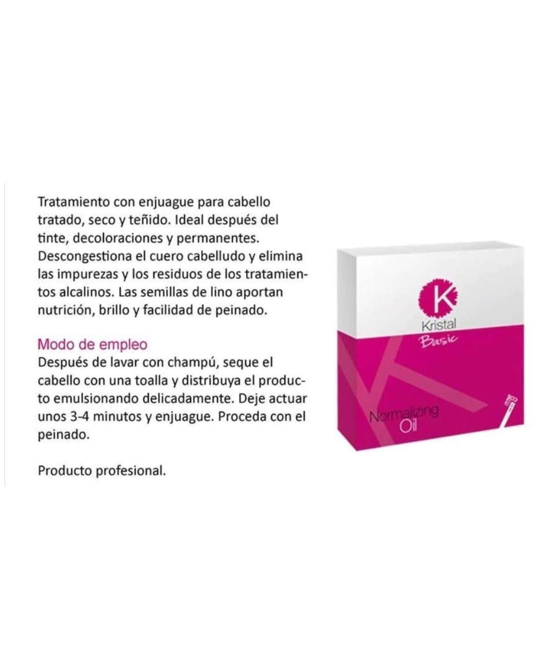 Ampolla Capilar Normalizing Oil Kristal Basic Bbcos 10ml-3