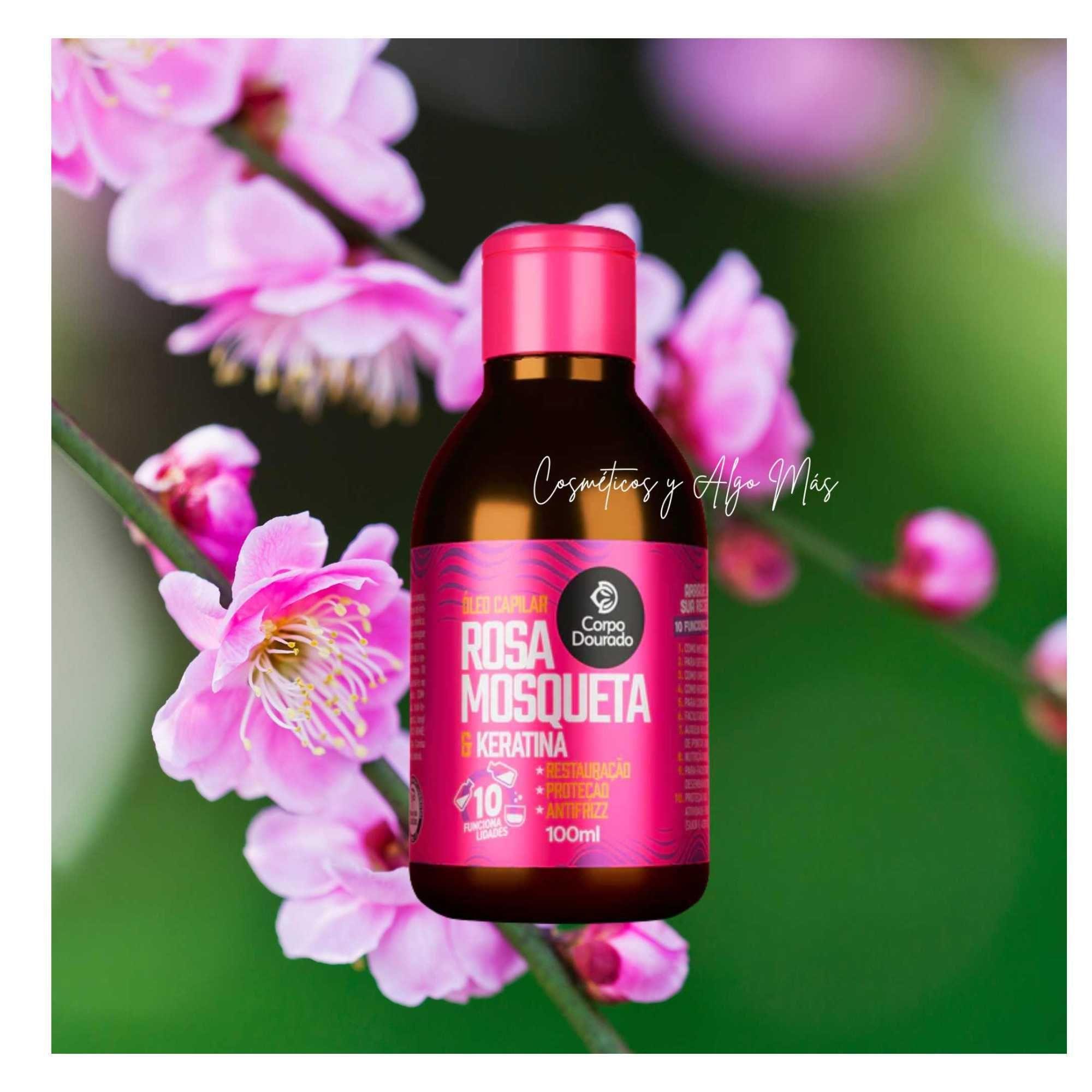 Aceite capilar de restauración capilar antifrizz rosa mosqueta 100ml-2