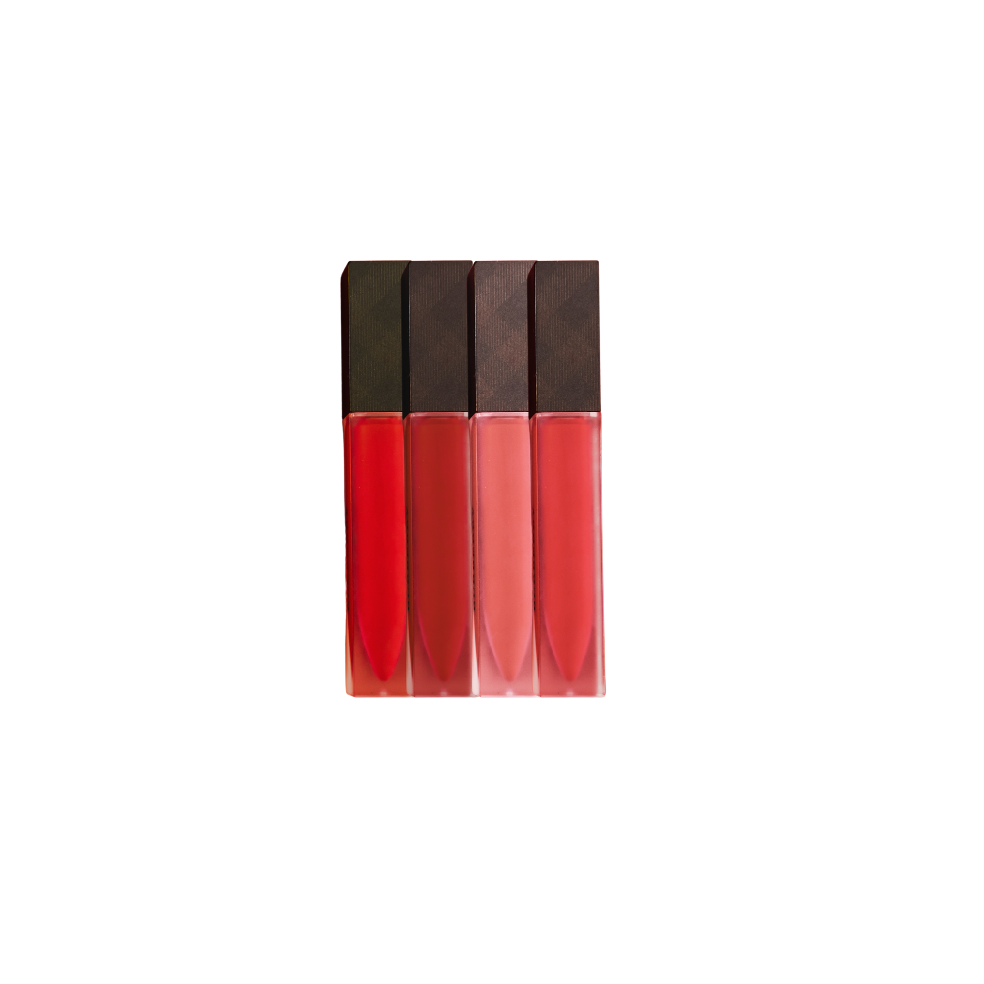 Set 4 labiales líquidos en tonalidades carmín acabado matte-0