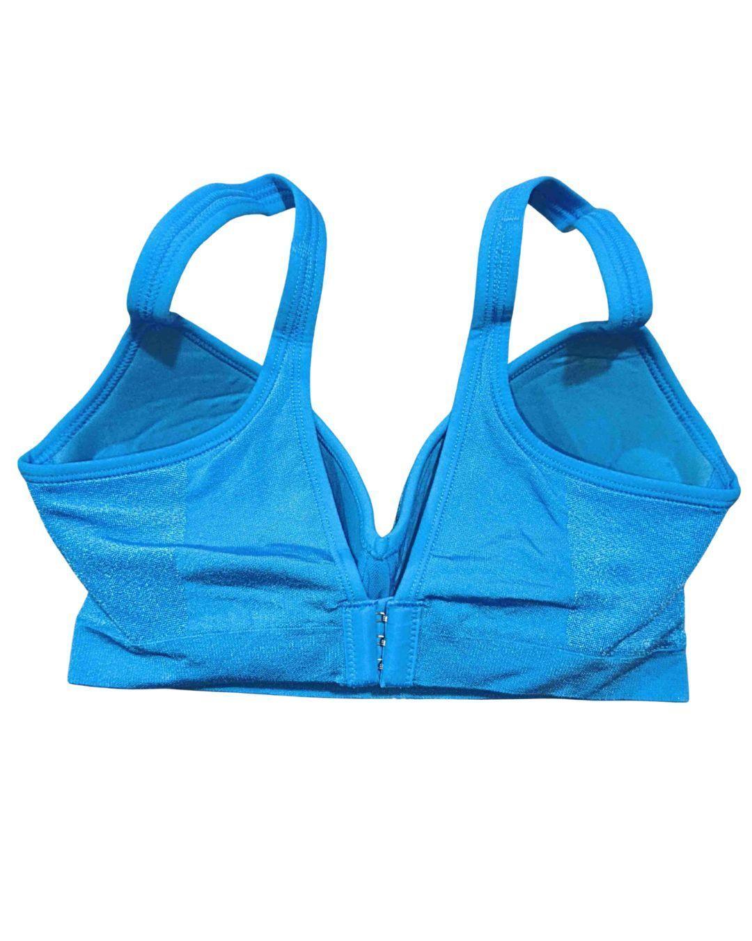 Sosten top o brasier deportivo azul talla S NUEVO-3