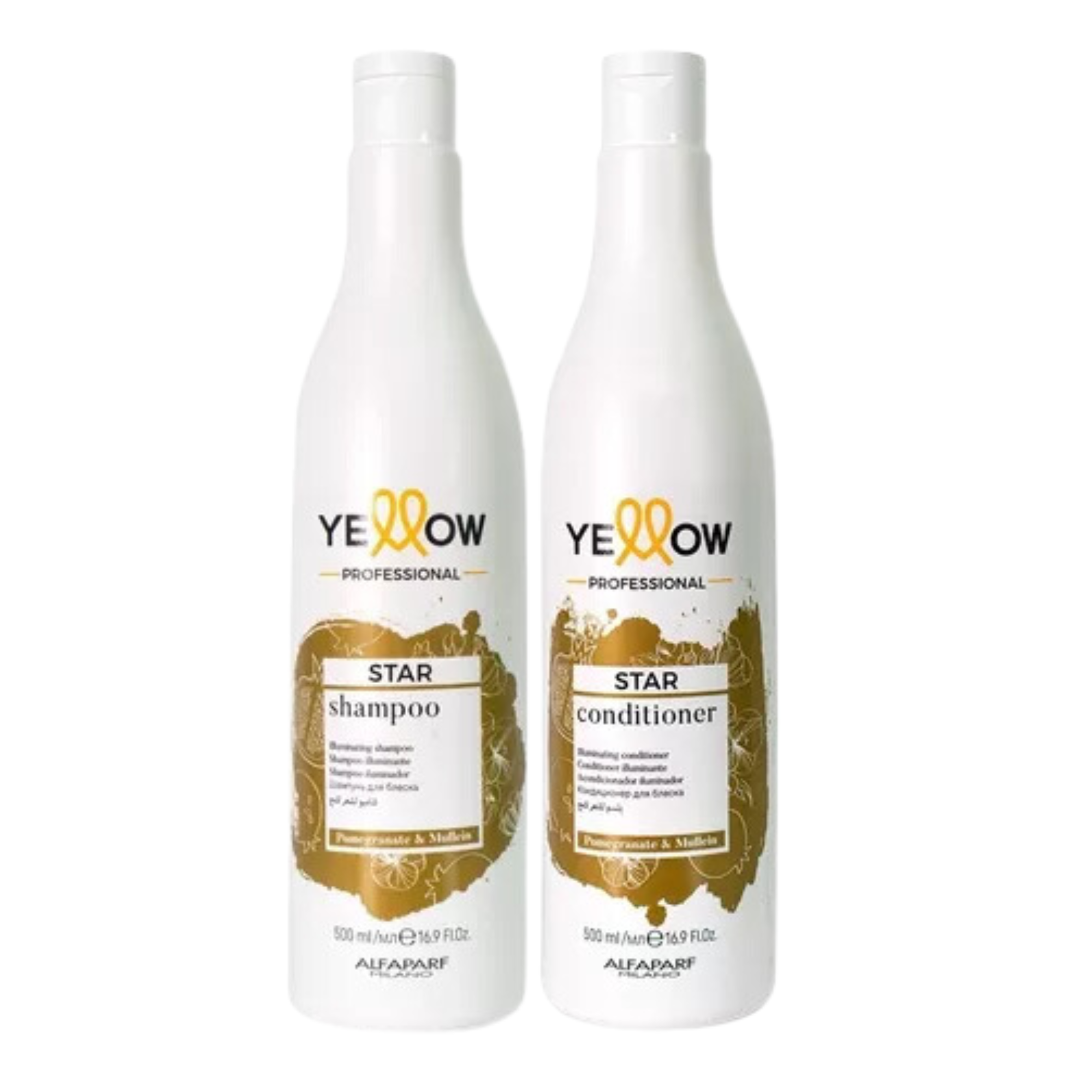 Kit Shampoo y Acondicionador iluminador yellow star efect UTRABRILLANT-0