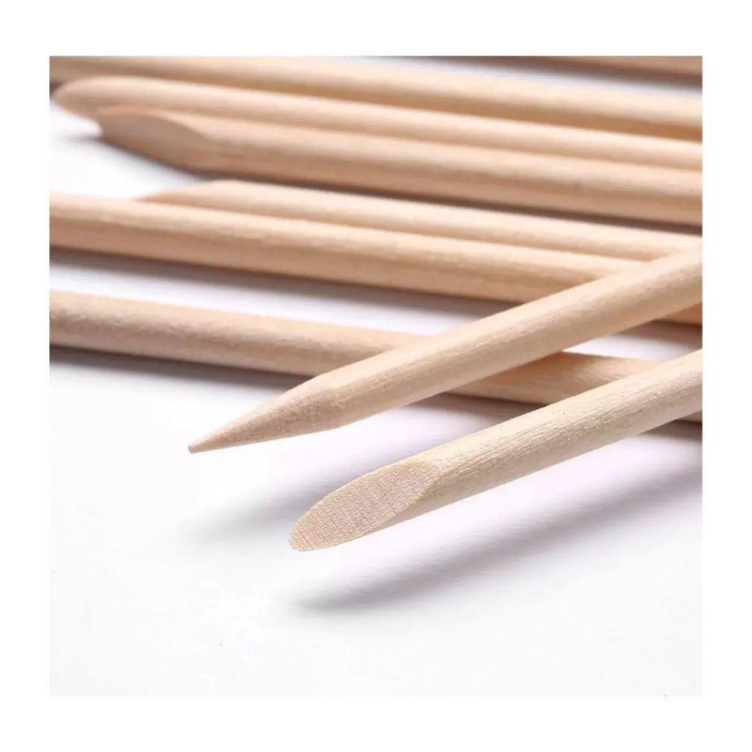 Set de 100 Palitos De Naranjo o Repujadores De Cut cula de madera-2