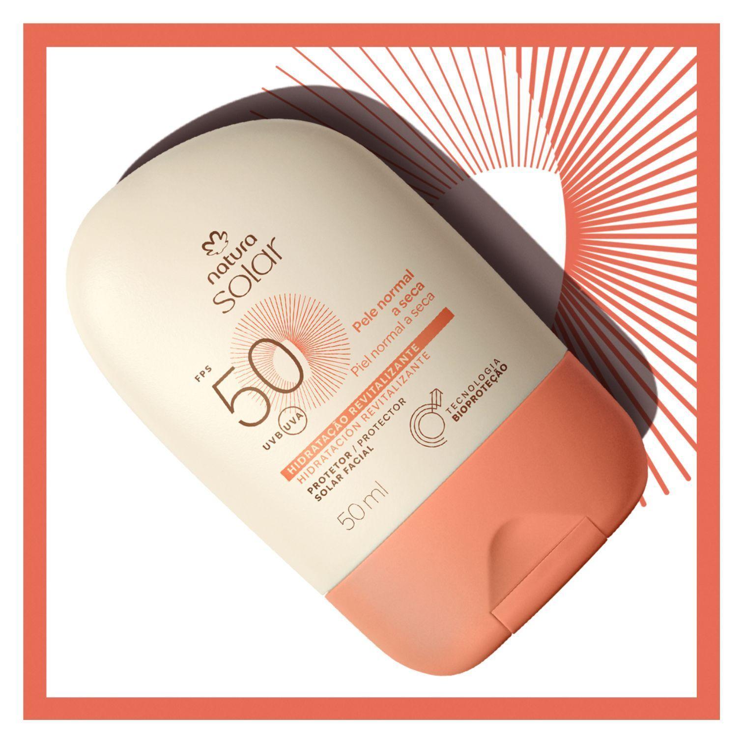 Protector Solar Facial Piel Normal a Seca FPS 50 Natura Solar-2