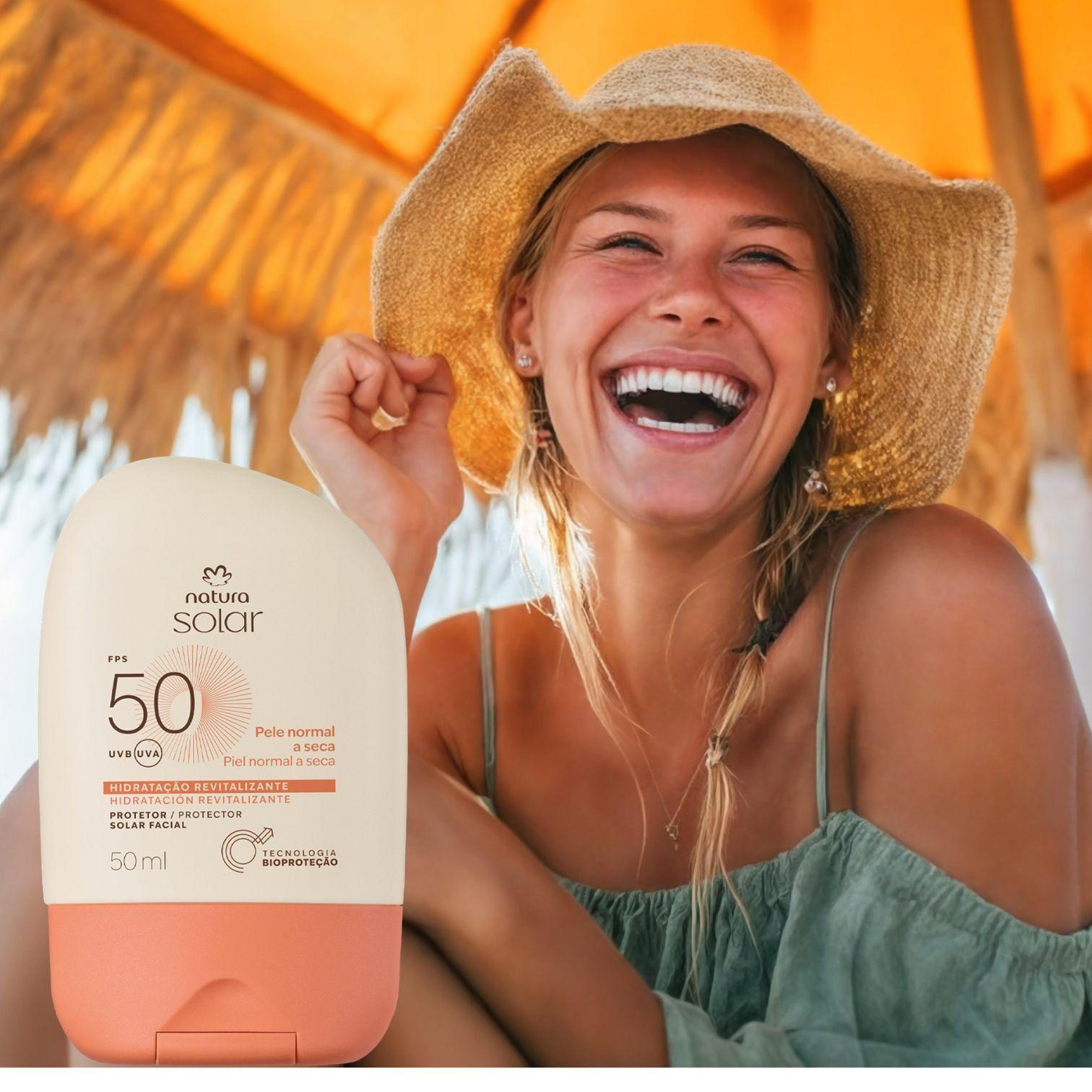 Protector Solar Facial Piel Normal a Seca FPS 50 Natura Solar-3