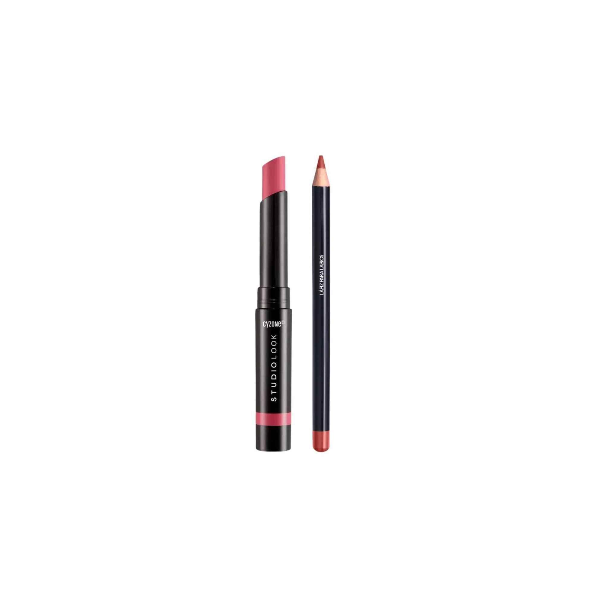 SET Delineador para labios Y labial combinables-0