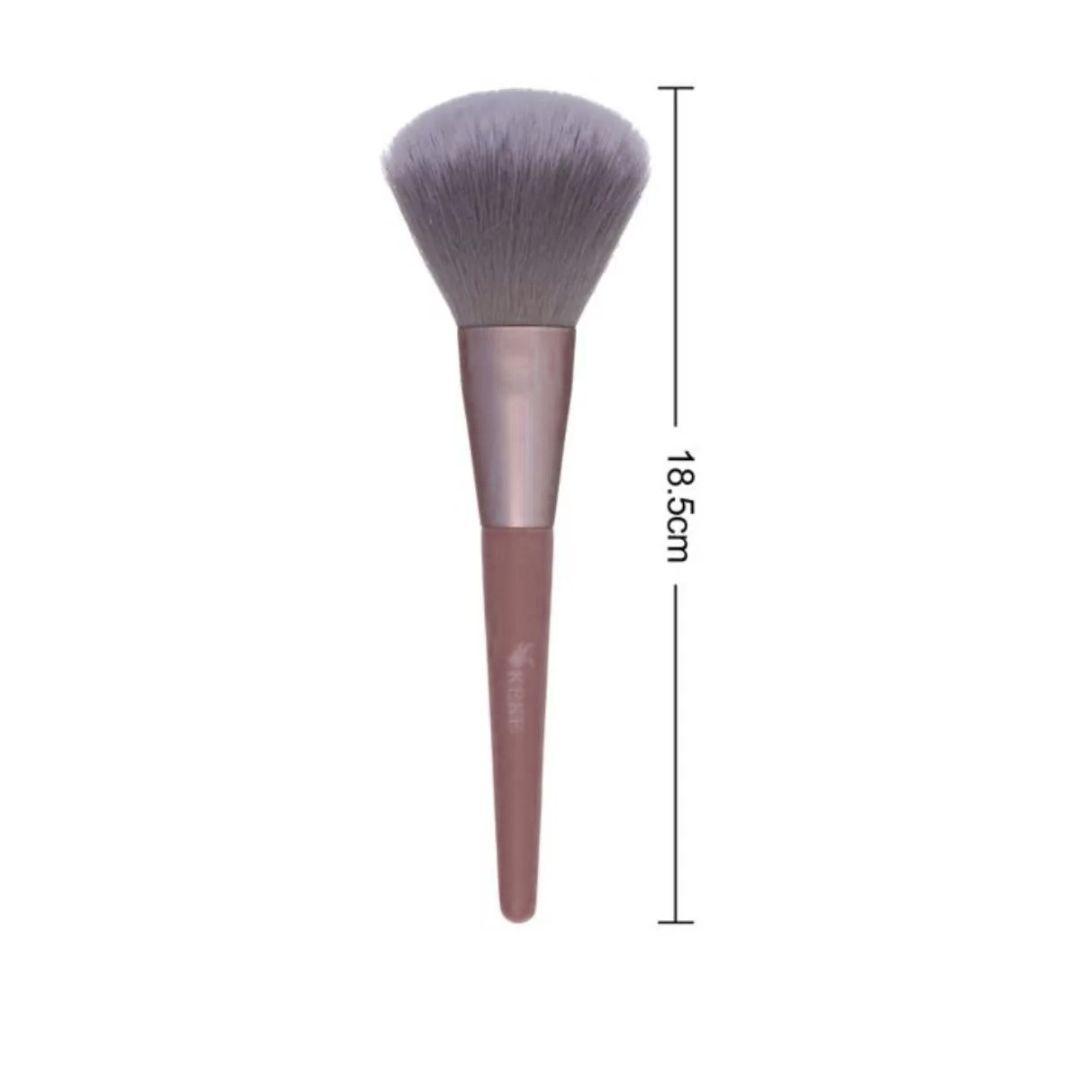 Brocha de maquillaje para polvos y rubor de cerdas seminaturales-2
