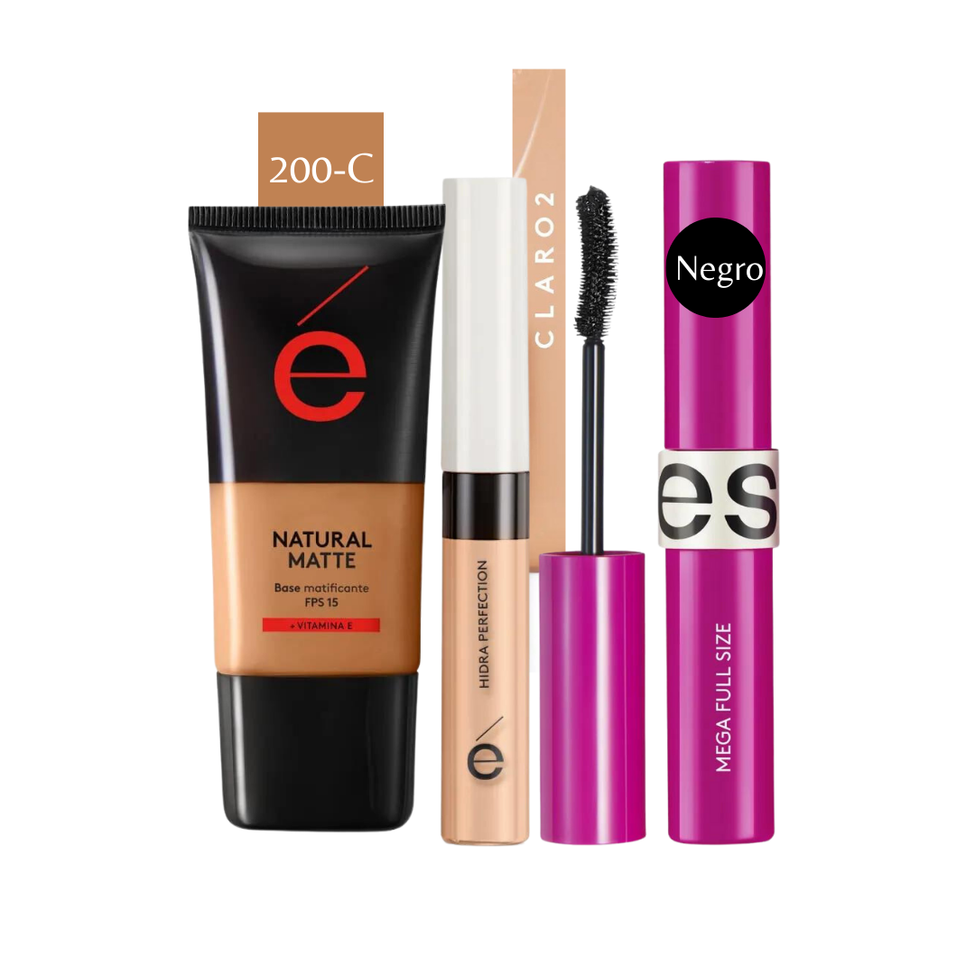 Set de base corrector y mascara de pestañas esika-0