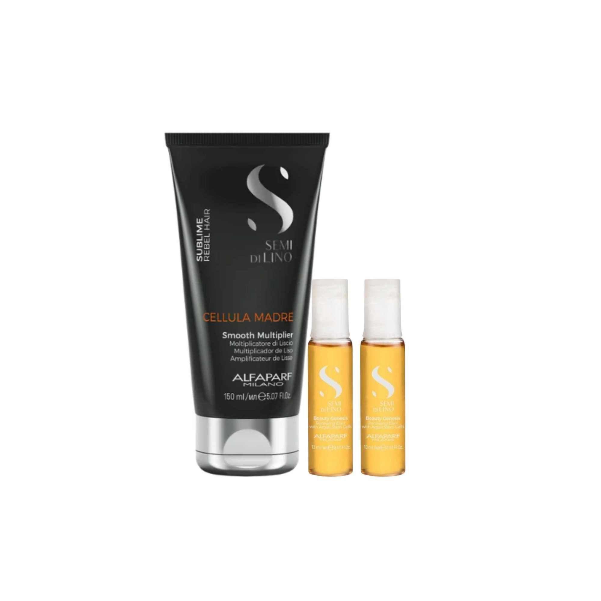 Set Multiplicador de células madres antifrizz efecto lacio extremo-0