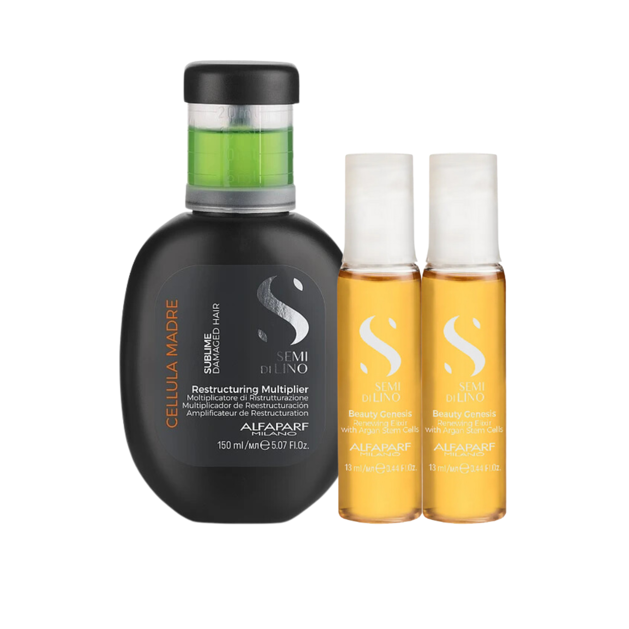 Set Multiplicador nutrición reestructuración capilar de Celulas Madres-0