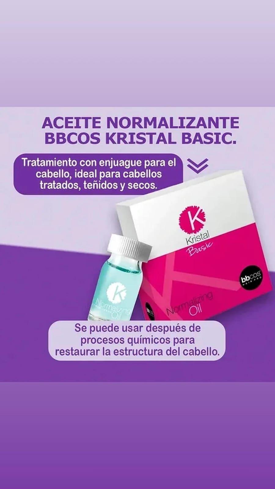 Caja De 24 Ampollas Normalizing Oil Kristal Basic Bbcos 10ml cada una-8