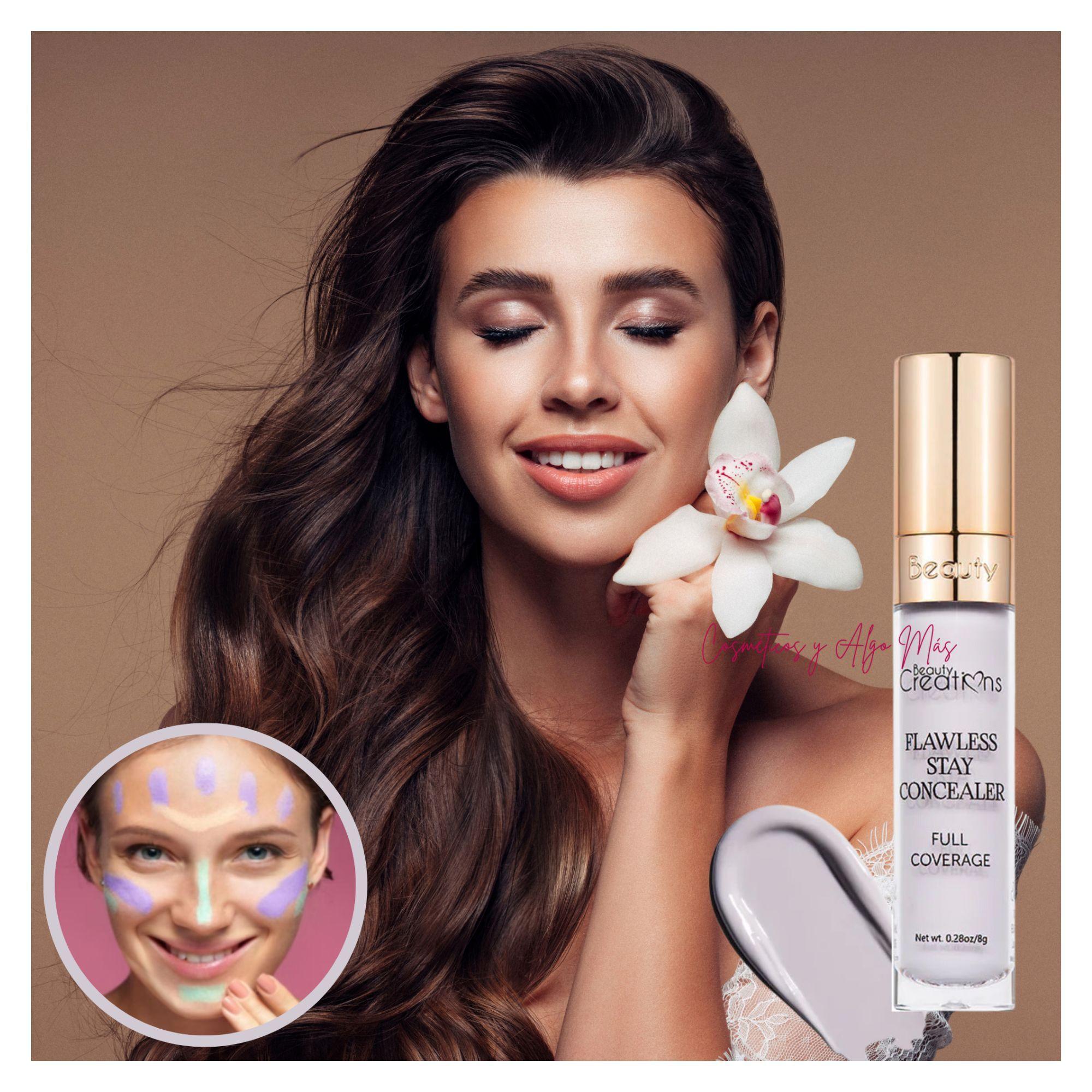 CORRECTOR DE MAQUILLAJE DE ALTA COBERTURA  COLOR LAVANDA -1