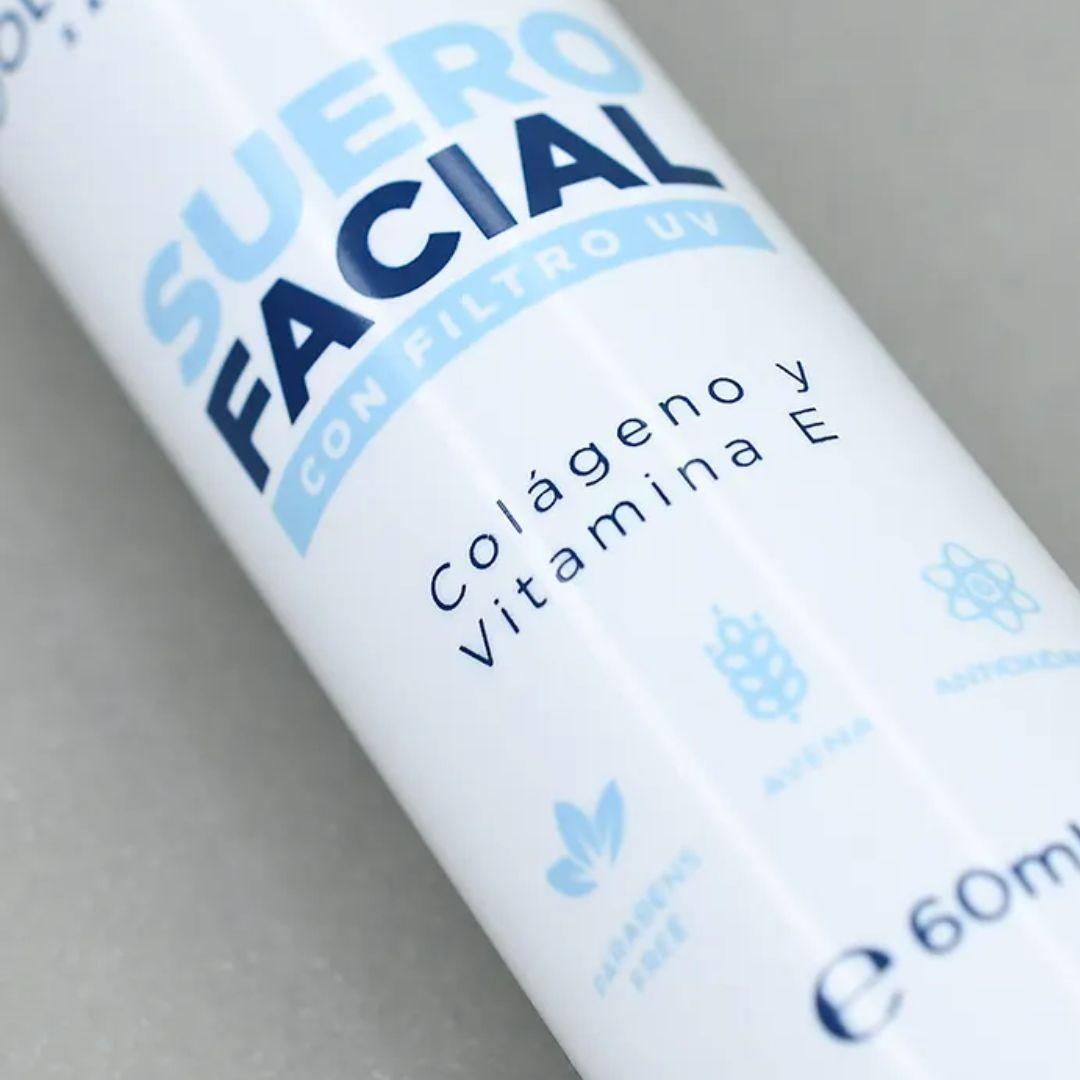 Serum facial con colageno filtro solar y vitamina E 60ML-4