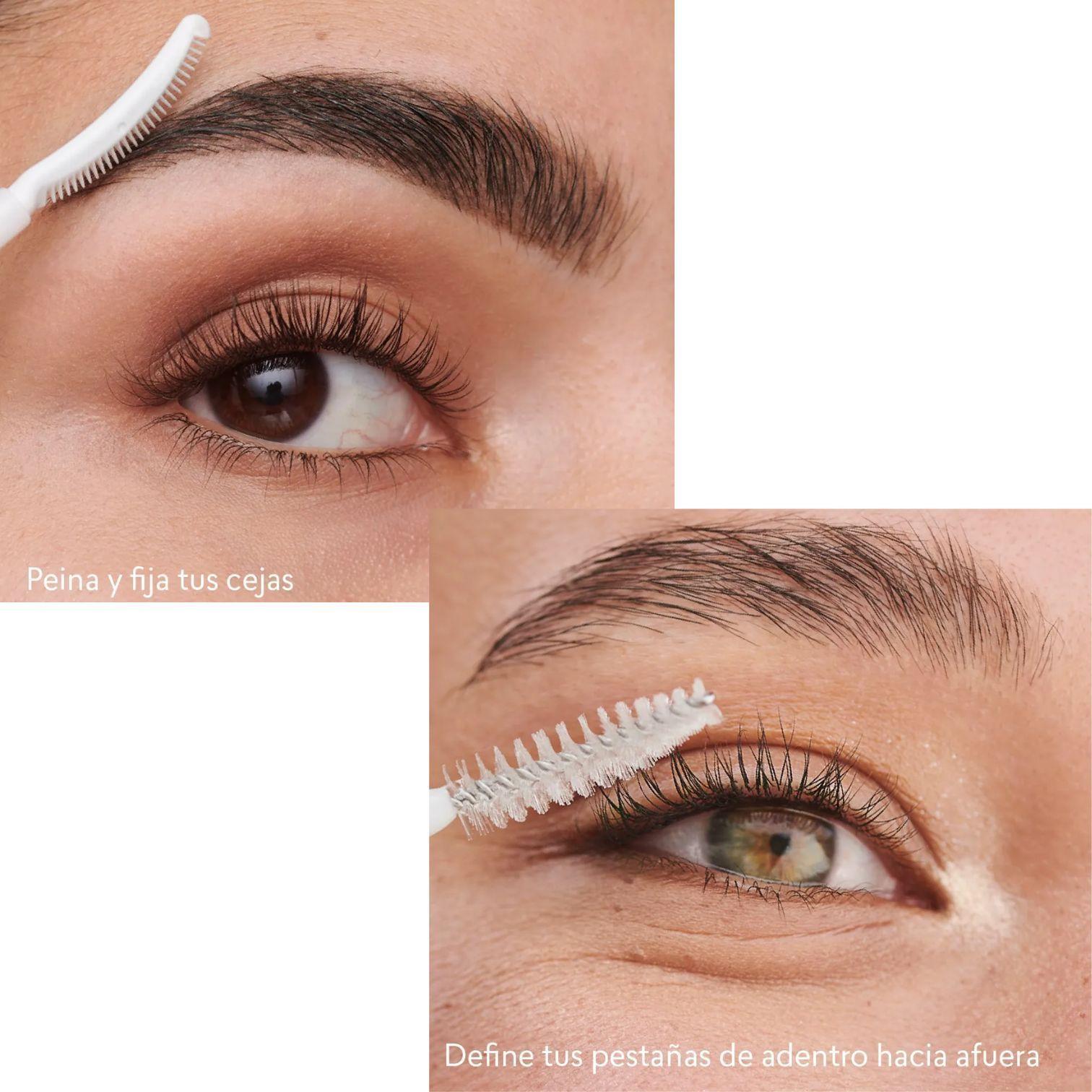 Mascara transparente de volumen y fijaci n para cejas y pesta as-2