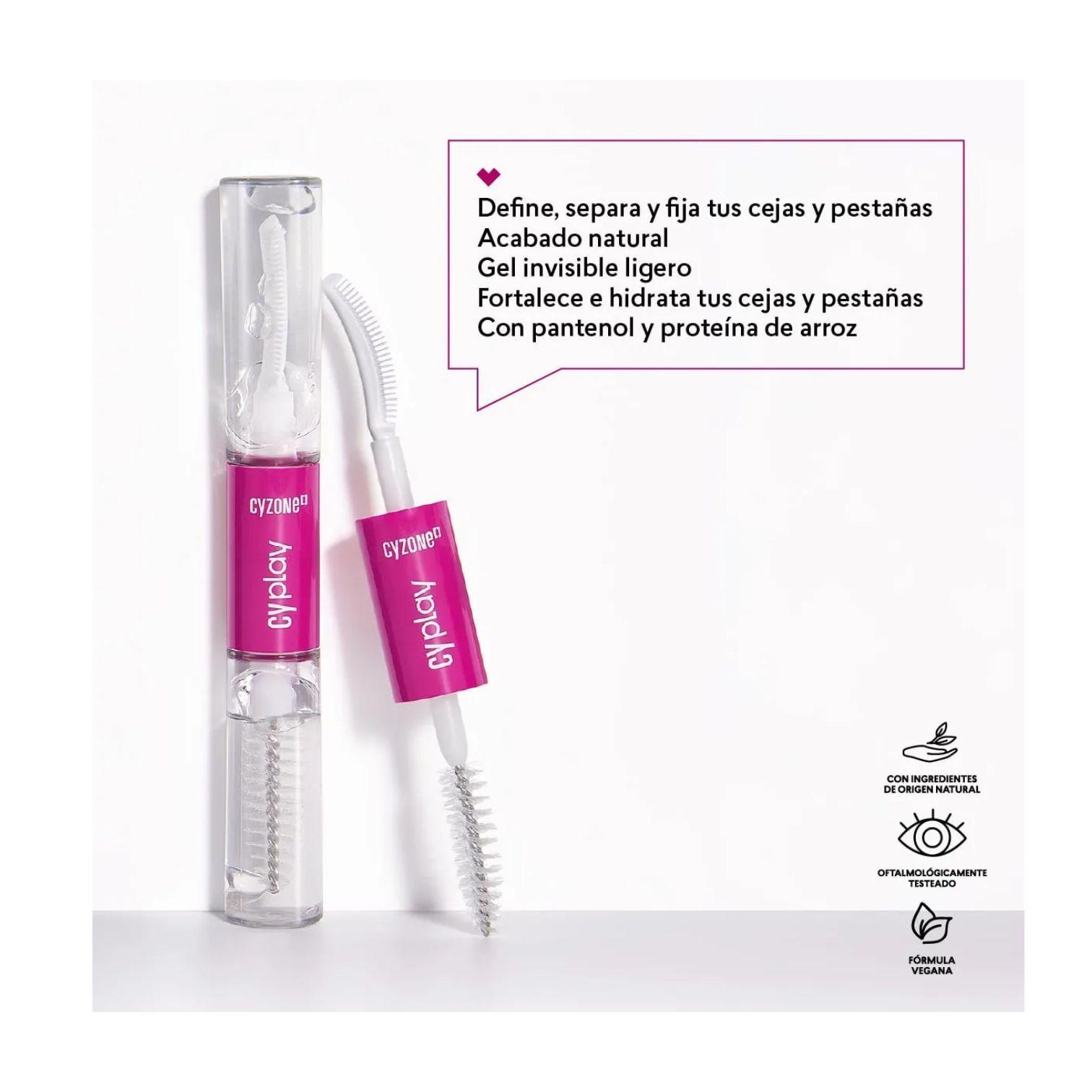 Mascara transparente de volumen y fijaci n para cejas y pesta as-3