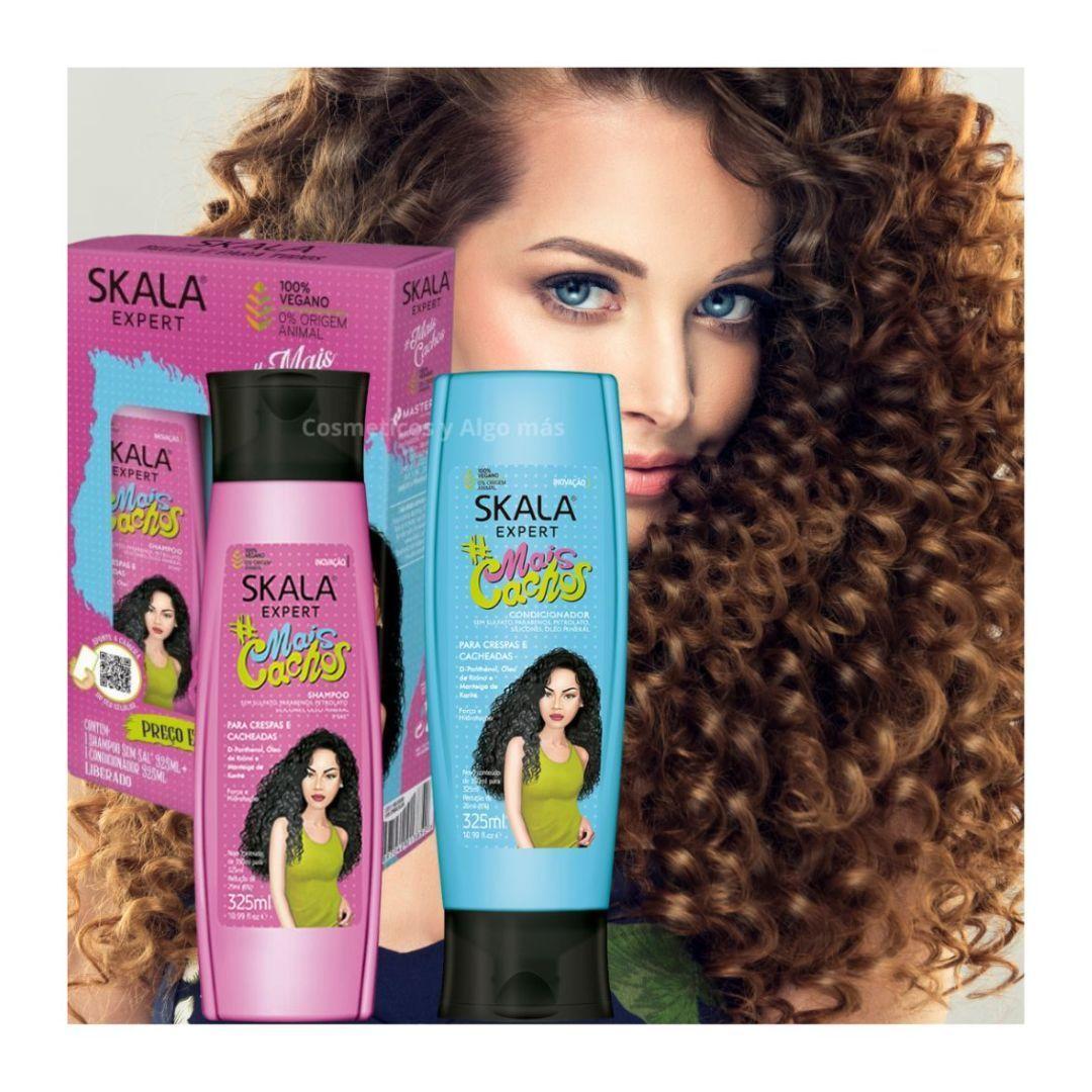 Kit champú y acondicionador de la línea Mais Cachos Skala.-2