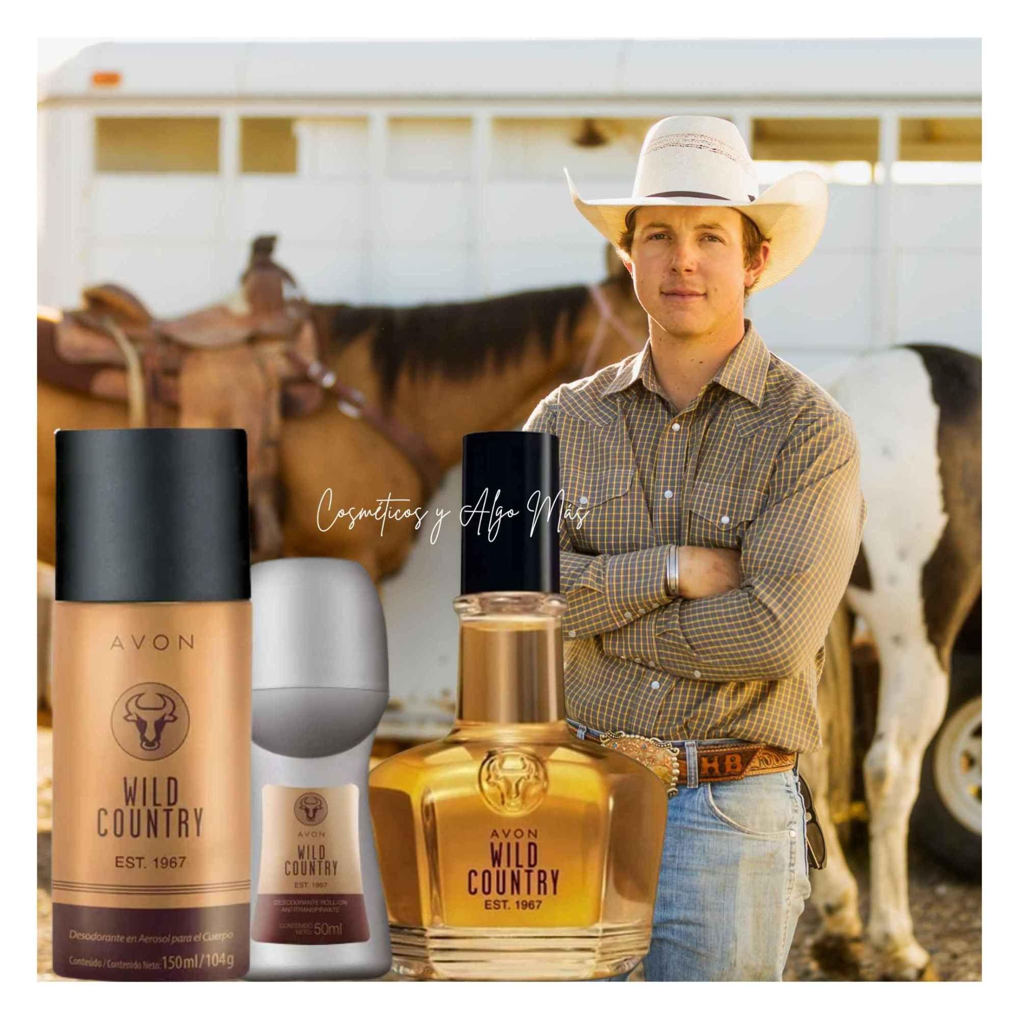 Set  de perfumeria Wild Country para caballeros -1