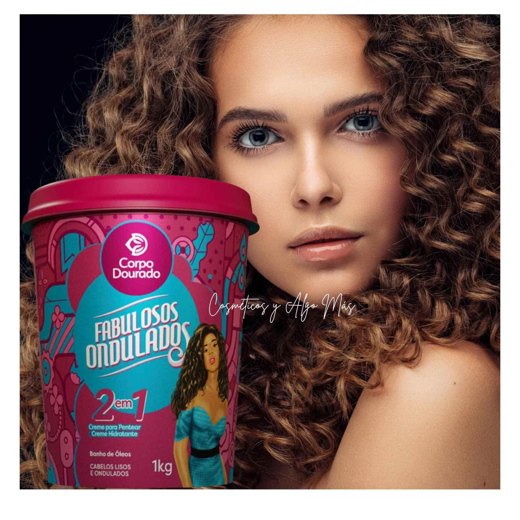 Crema brasileña de hidratacion capilar 2 en 1 Ondulados Fabulosos 1 kg-1