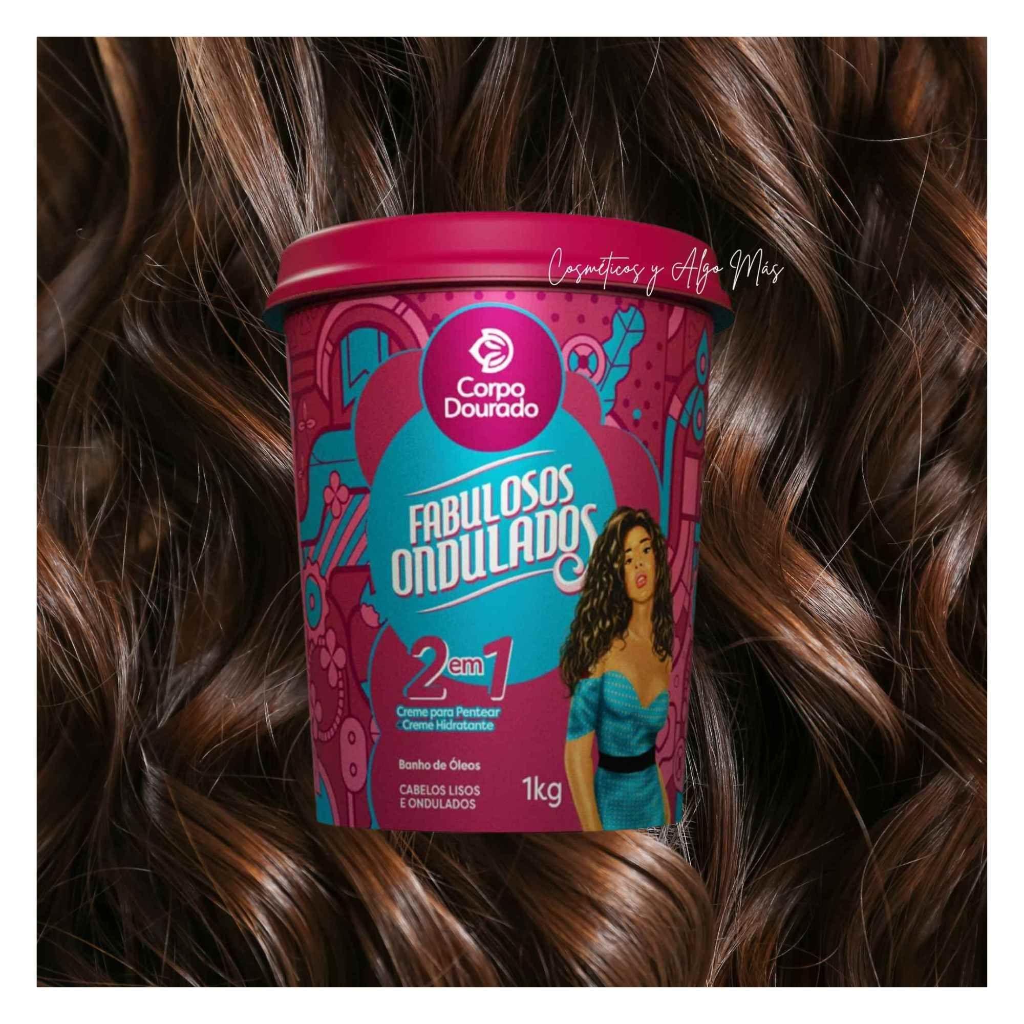 Crema brasileña de hidratacion capilar 2 en 1 Ondulados Fabulosos 1 kg-2