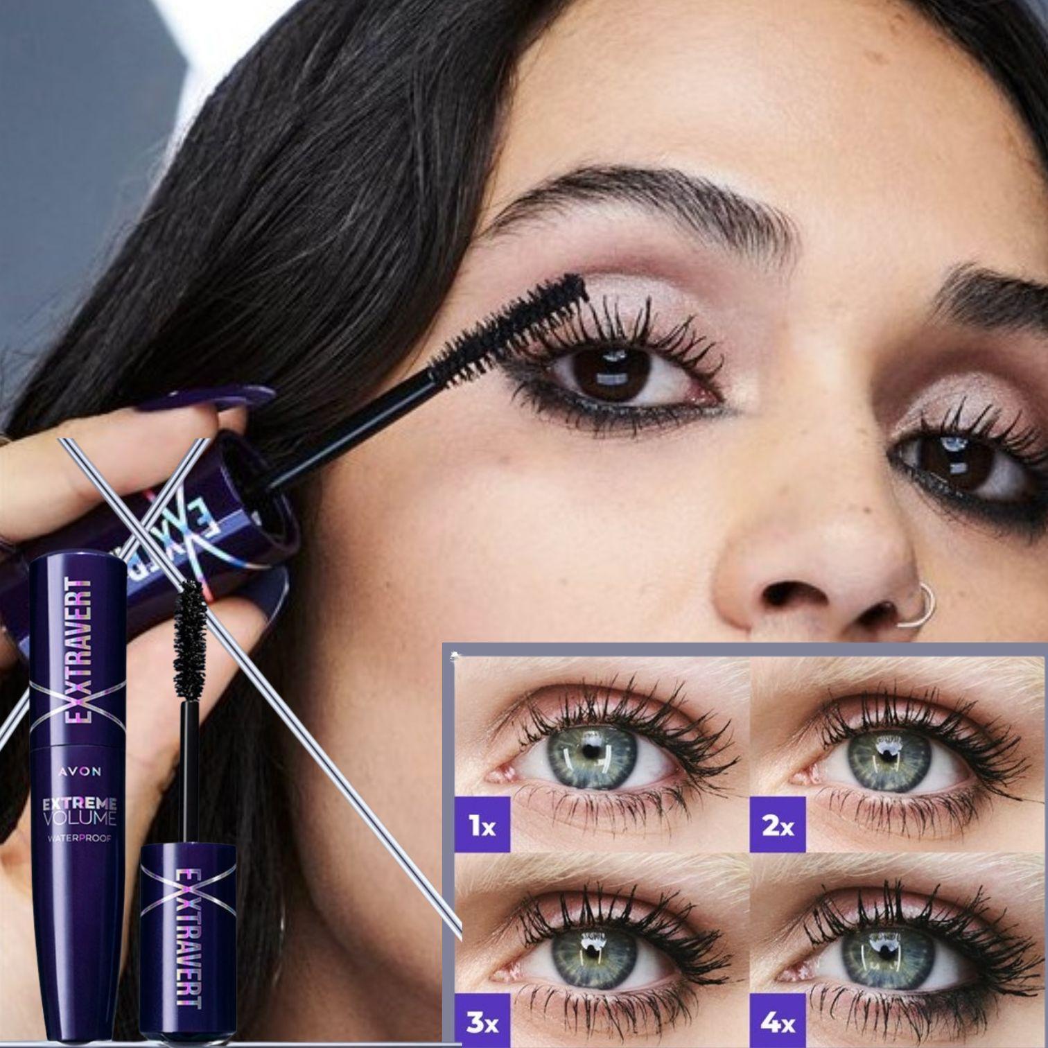 M scara de pesta as Waterproof Exxtravert Extreme Volume-2